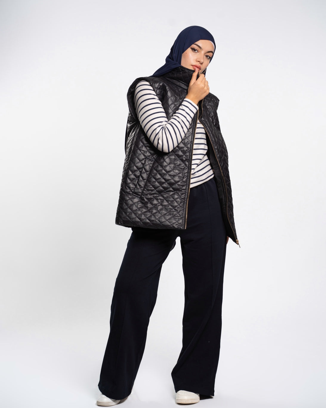 Veste Sans Manches Navy Blue