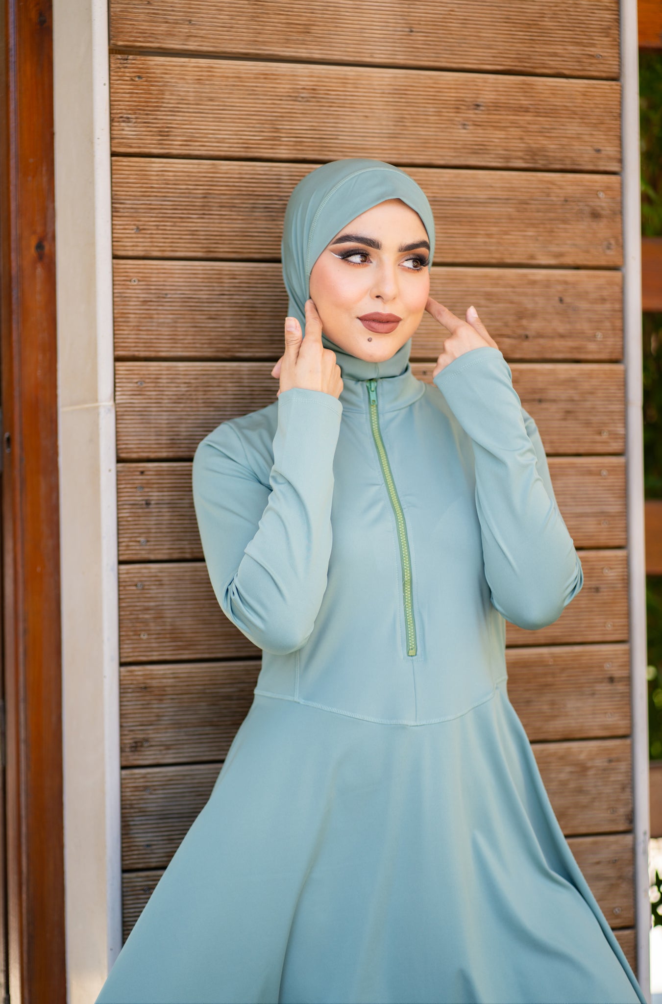Burkini demi zip 2024
