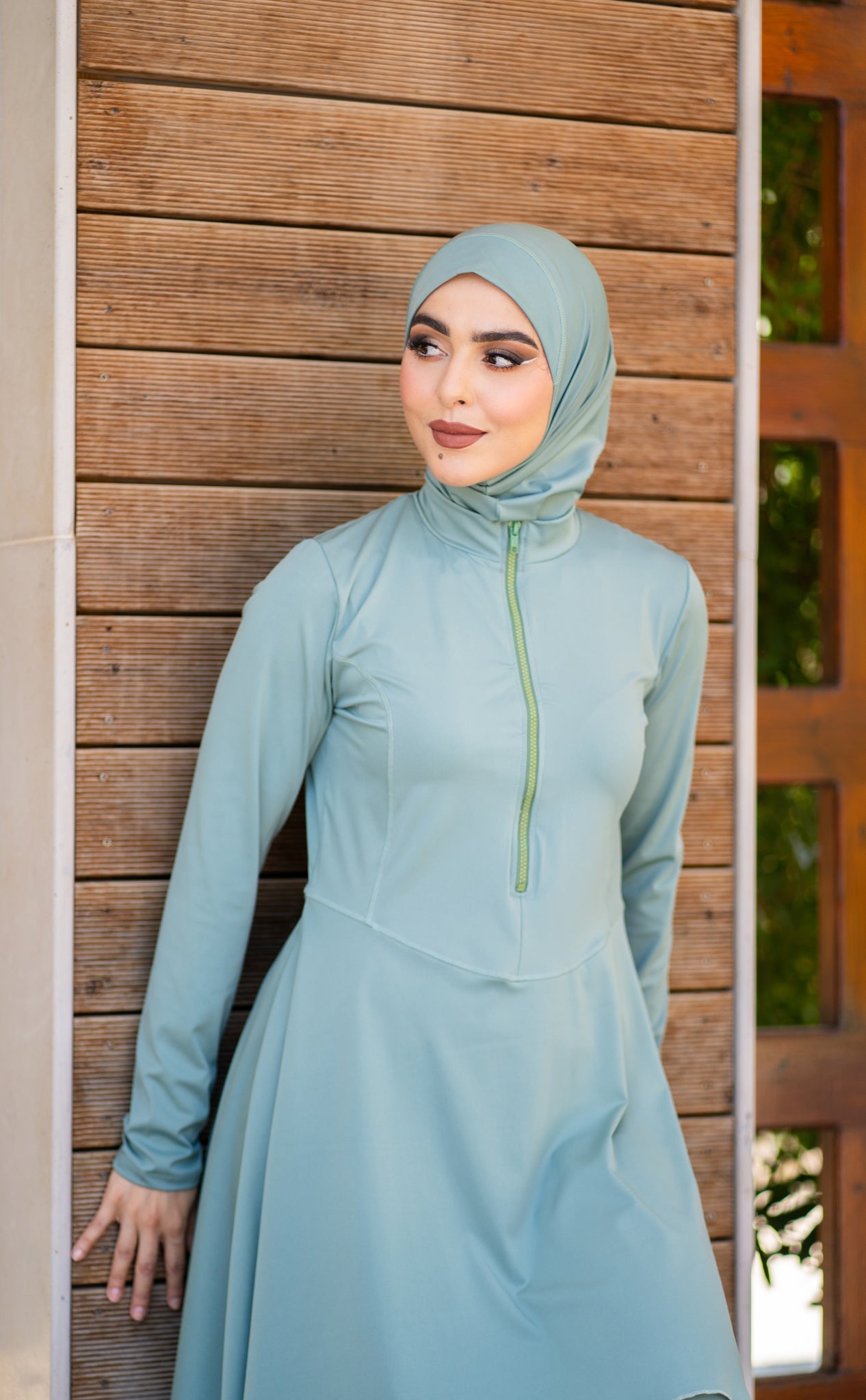 Burkini demi zip 2024