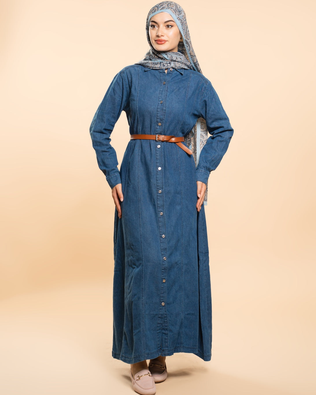 ROBE DJEAN AVEC CEINTURE