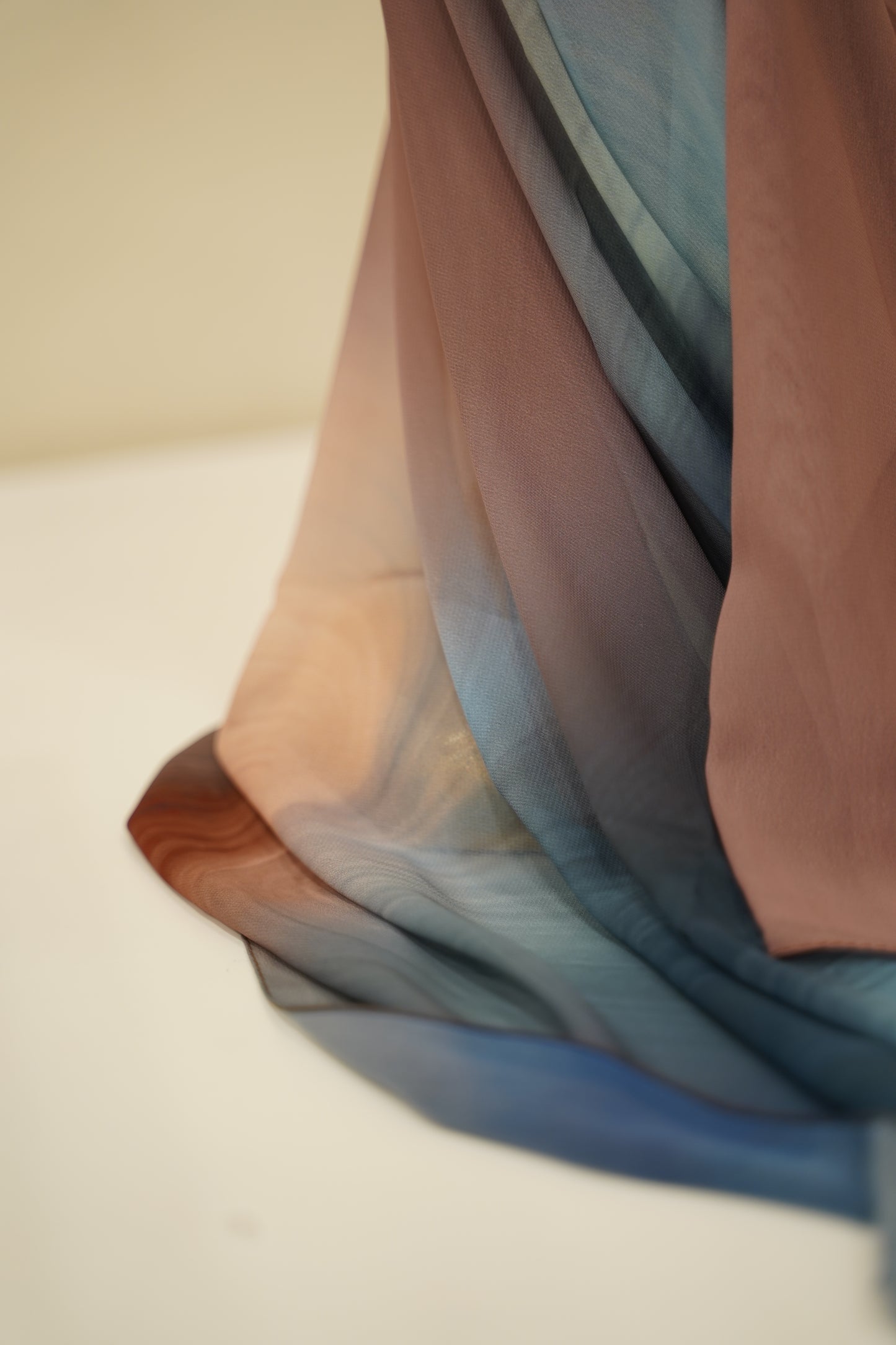 Foulard imprimé crepe chiffon
