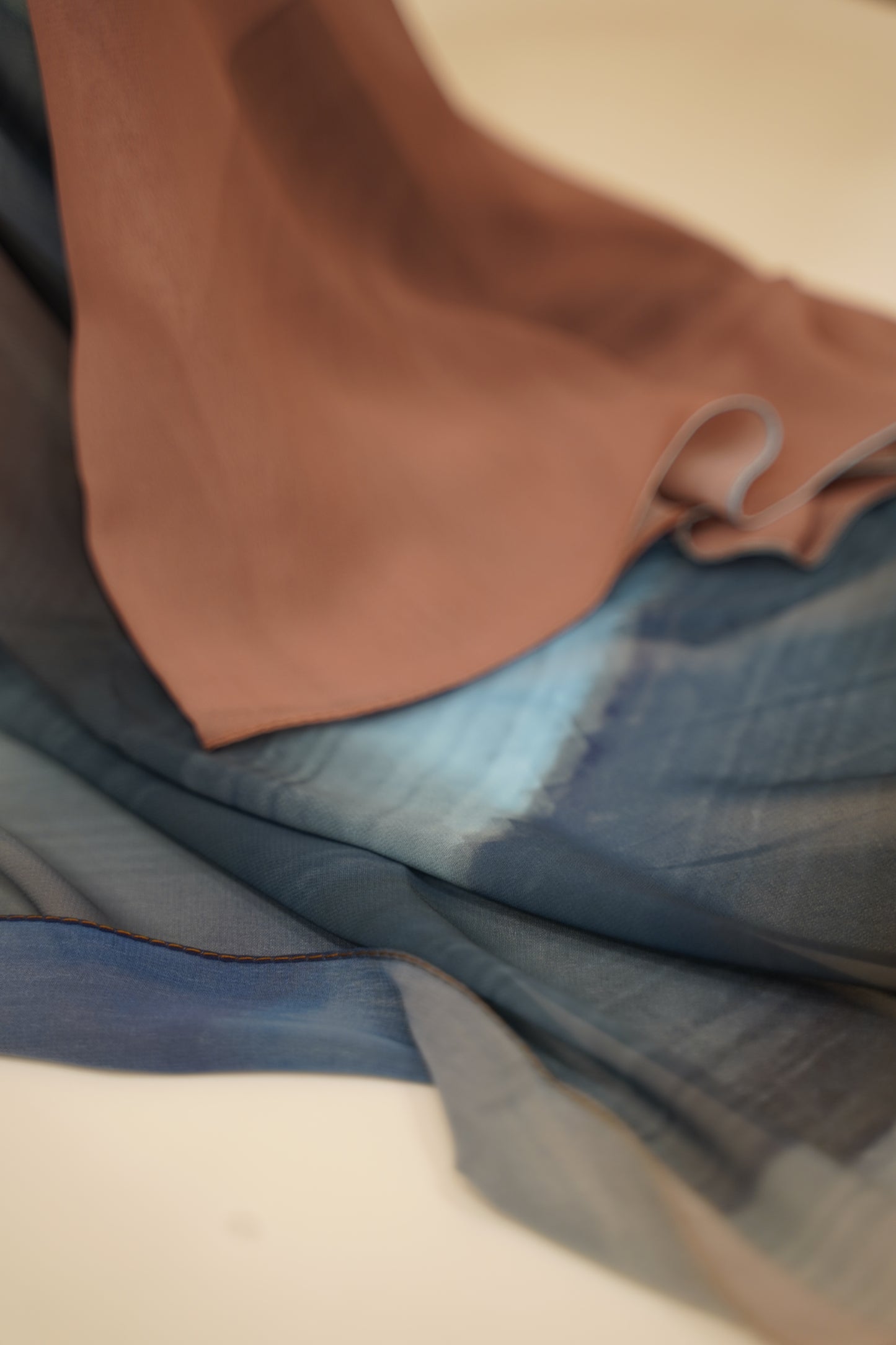 Foulard imprimé crepe chiffon