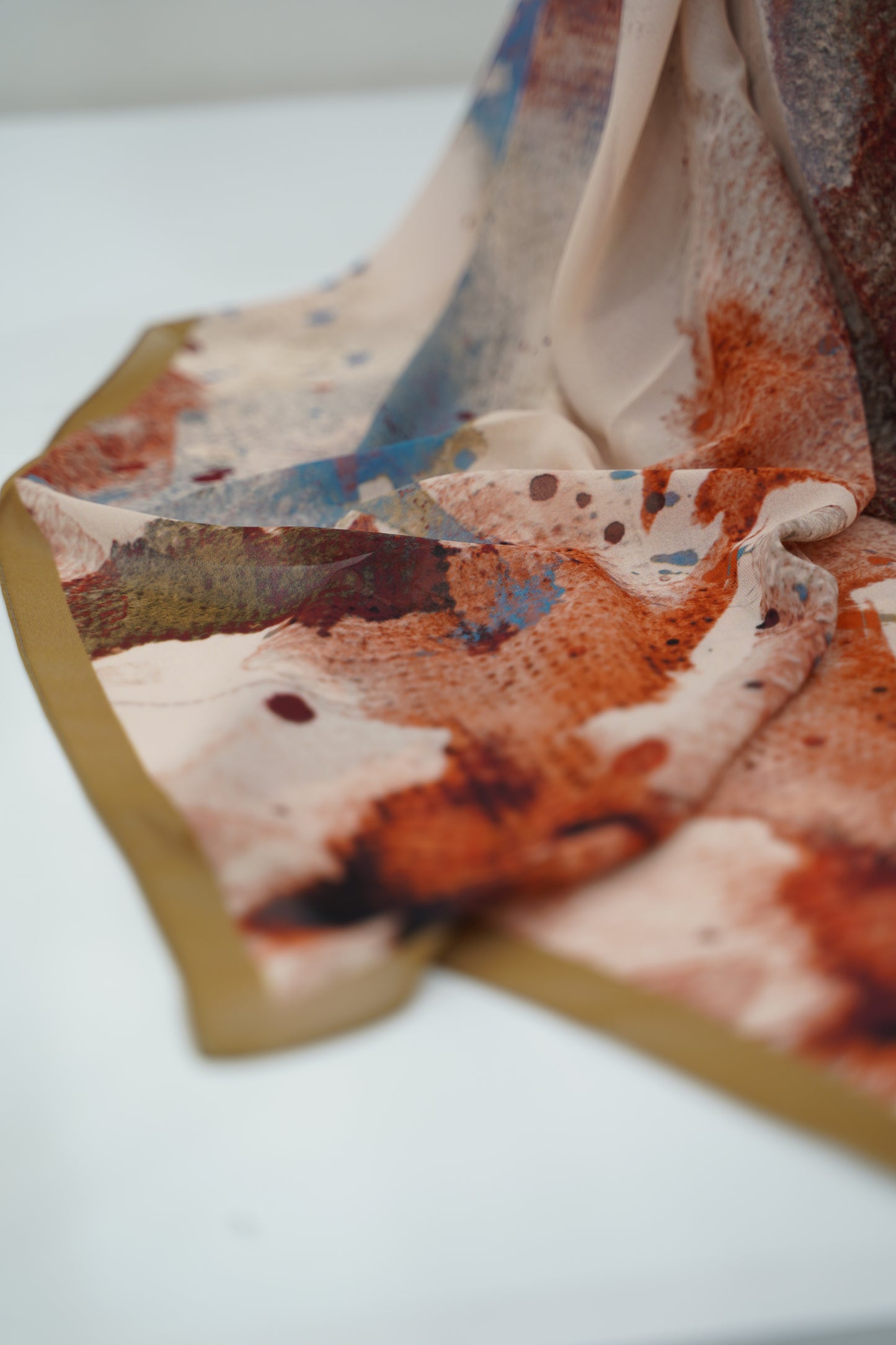 Foulard imprimé crepe chiffon