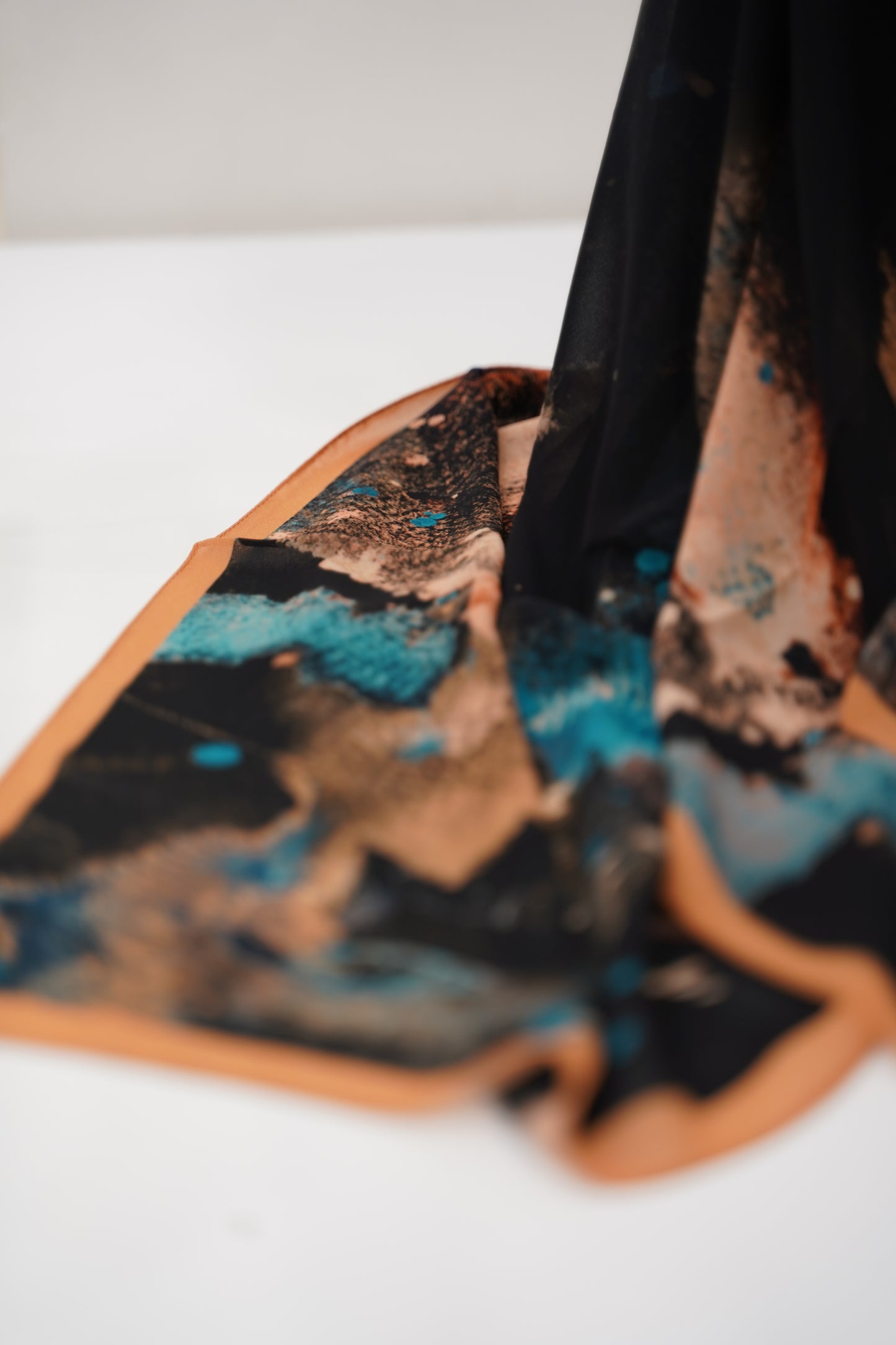 Foulard imprimé crepe chiffon