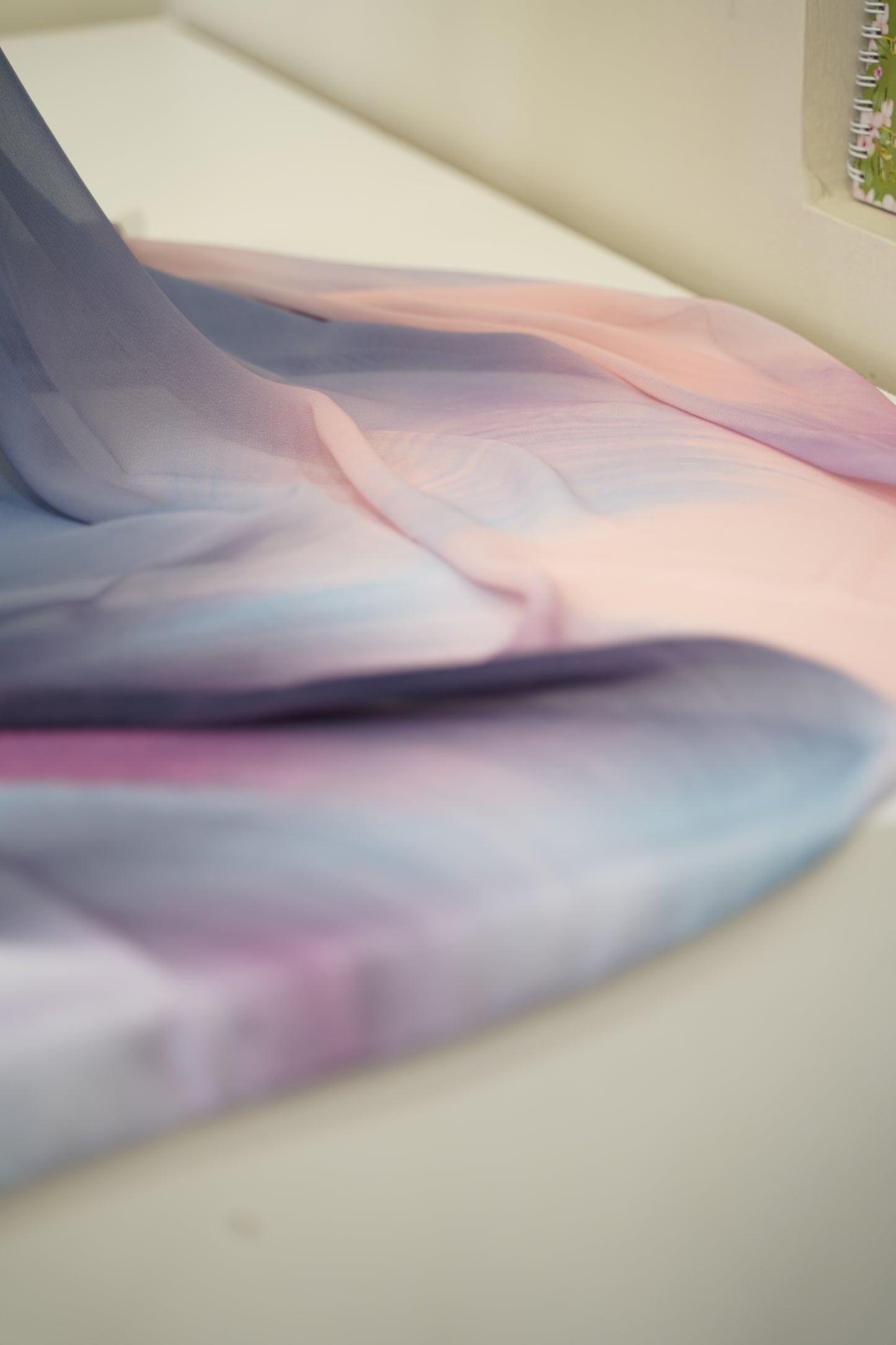 Foulard imprimé crepe chiffon