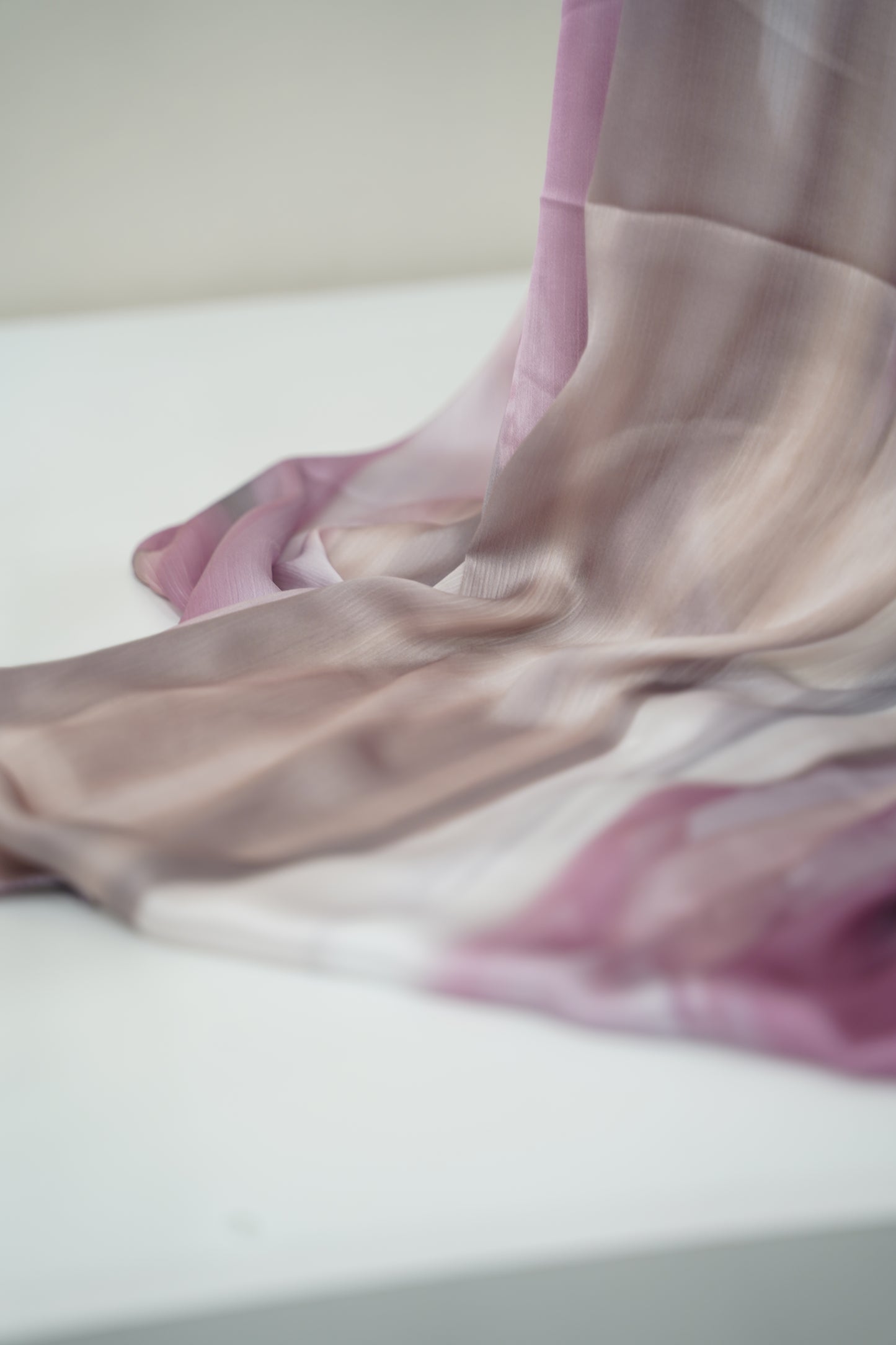 Foulard imprimé crepe chiffon