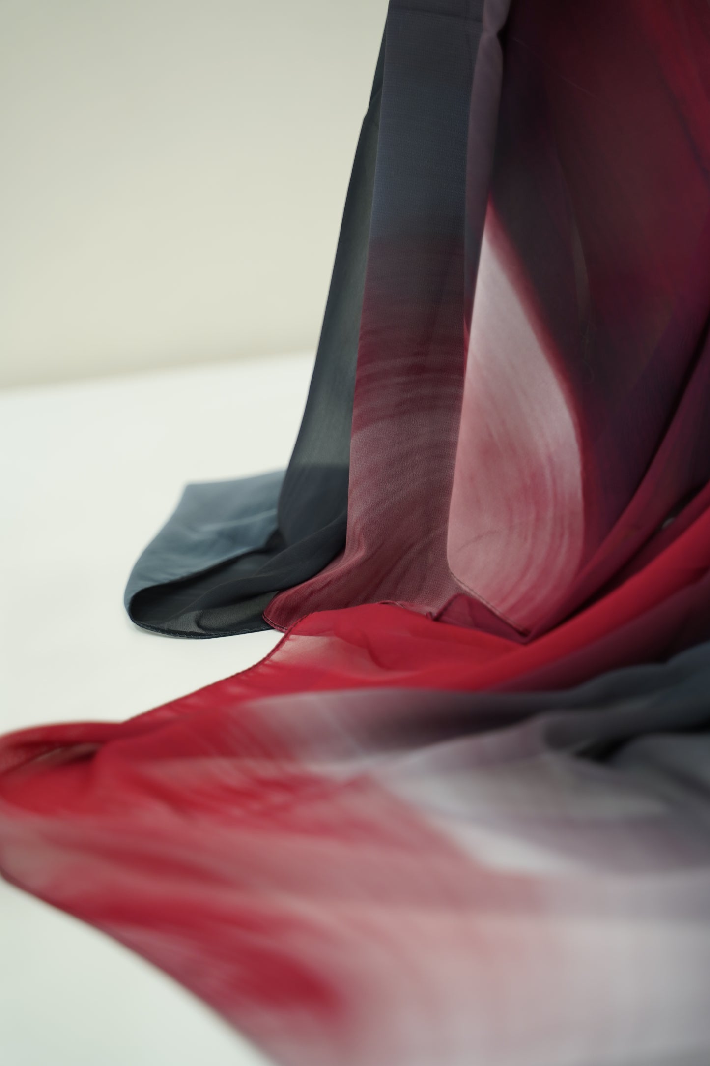 Foulard imprimé crepe chiffon