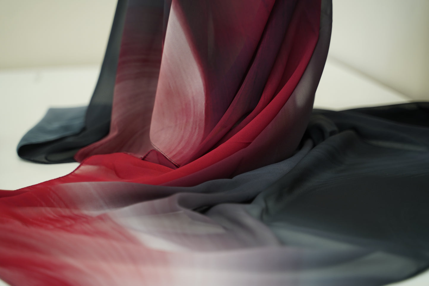 Foulard imprimé crepe chiffon