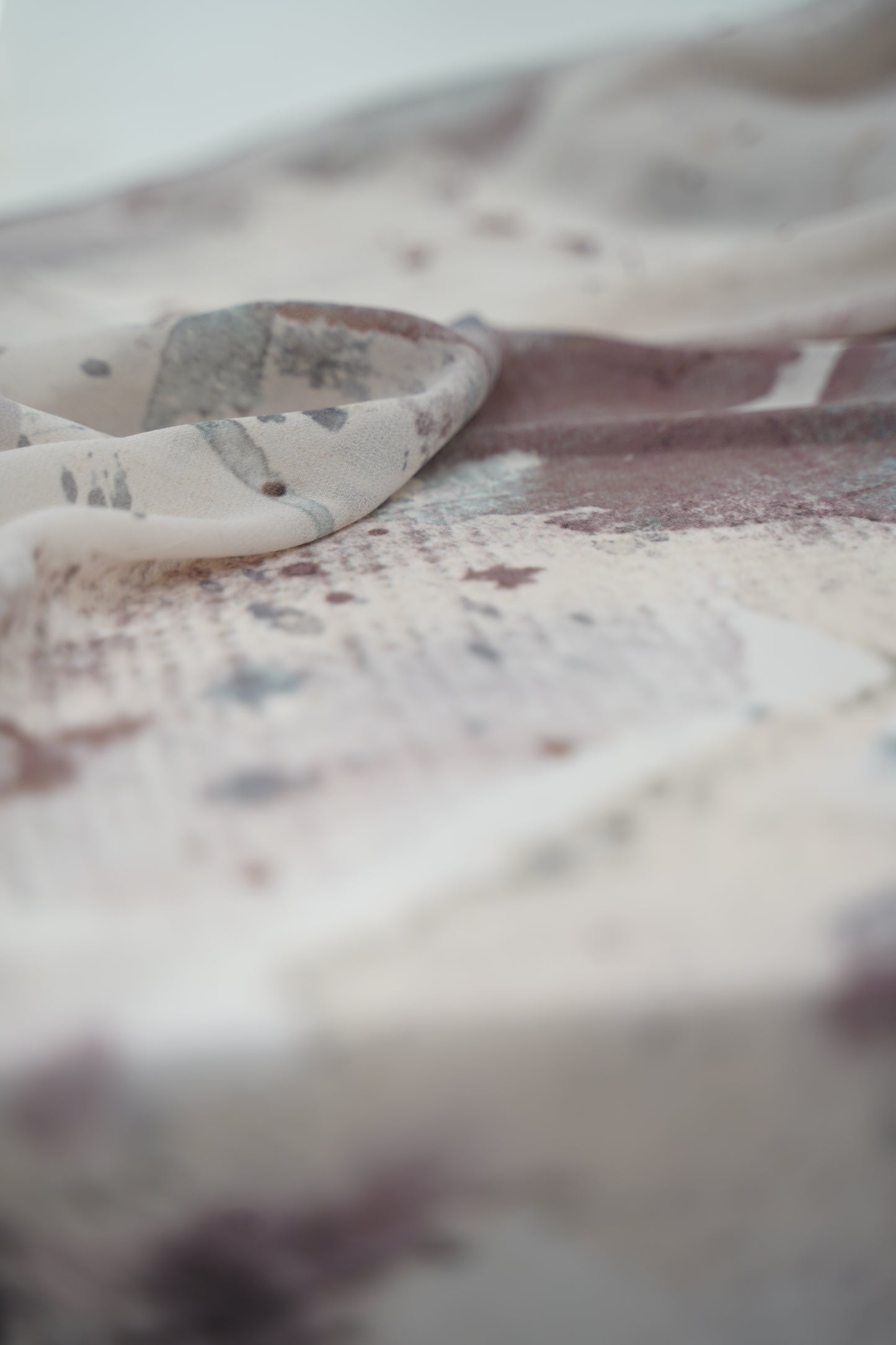 Foulard imprimé crepe chiffon