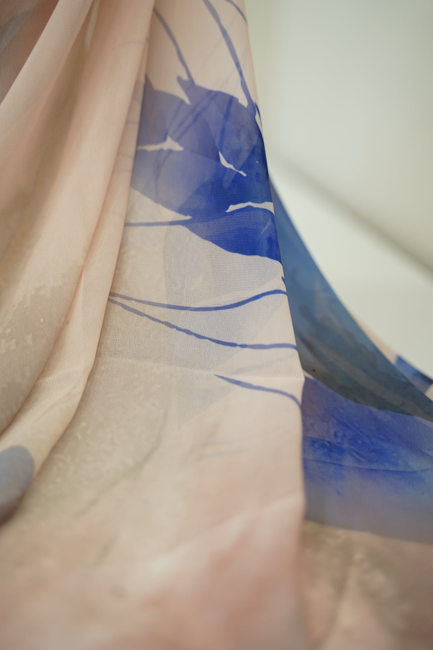 Foulard imprimé crepe chiffon