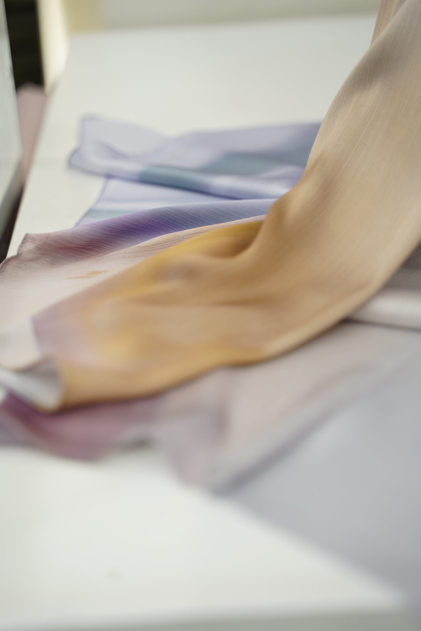 Foulard imprimé crepe chiffon