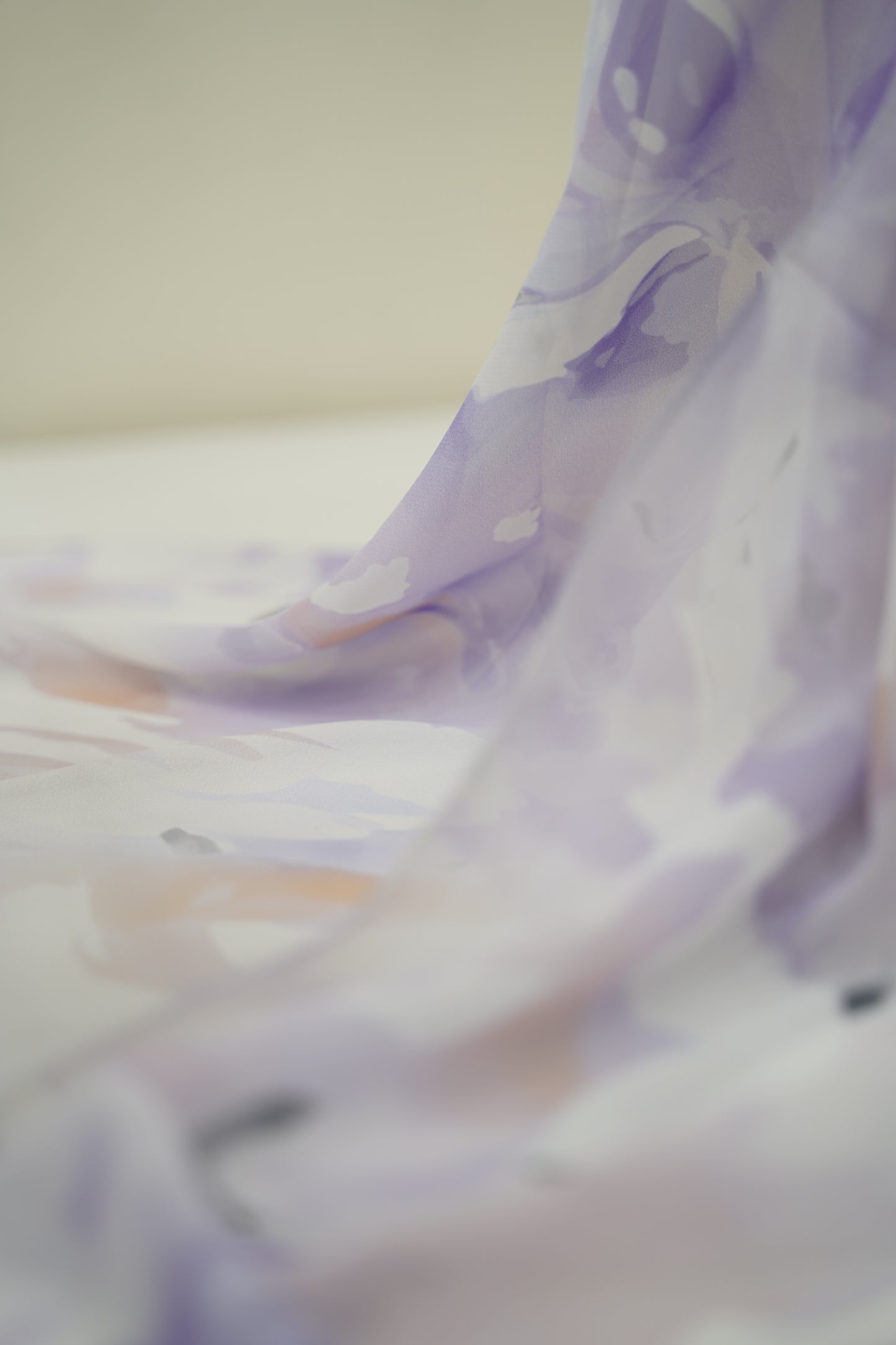 Foulard imprimé crepe chiffon