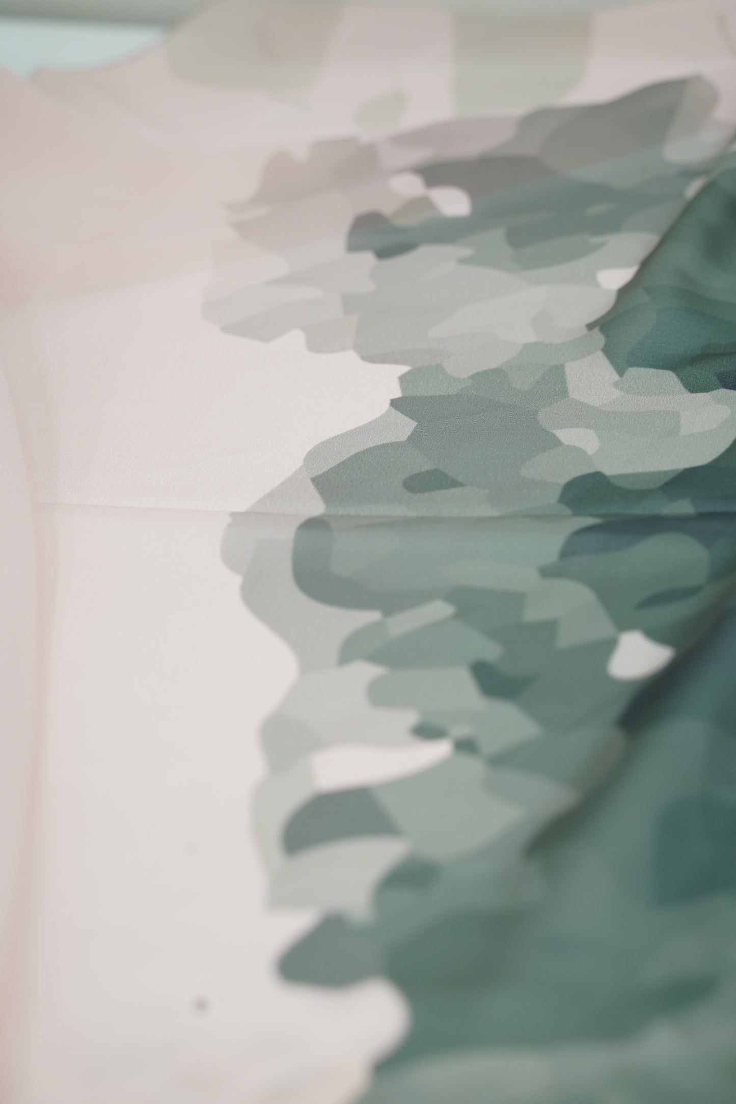 Foulard imprimé crepe chiffon