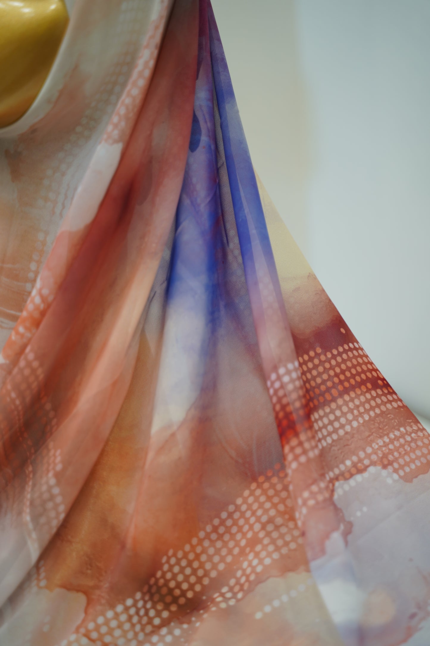 Foulard imprimé crepe chiffon