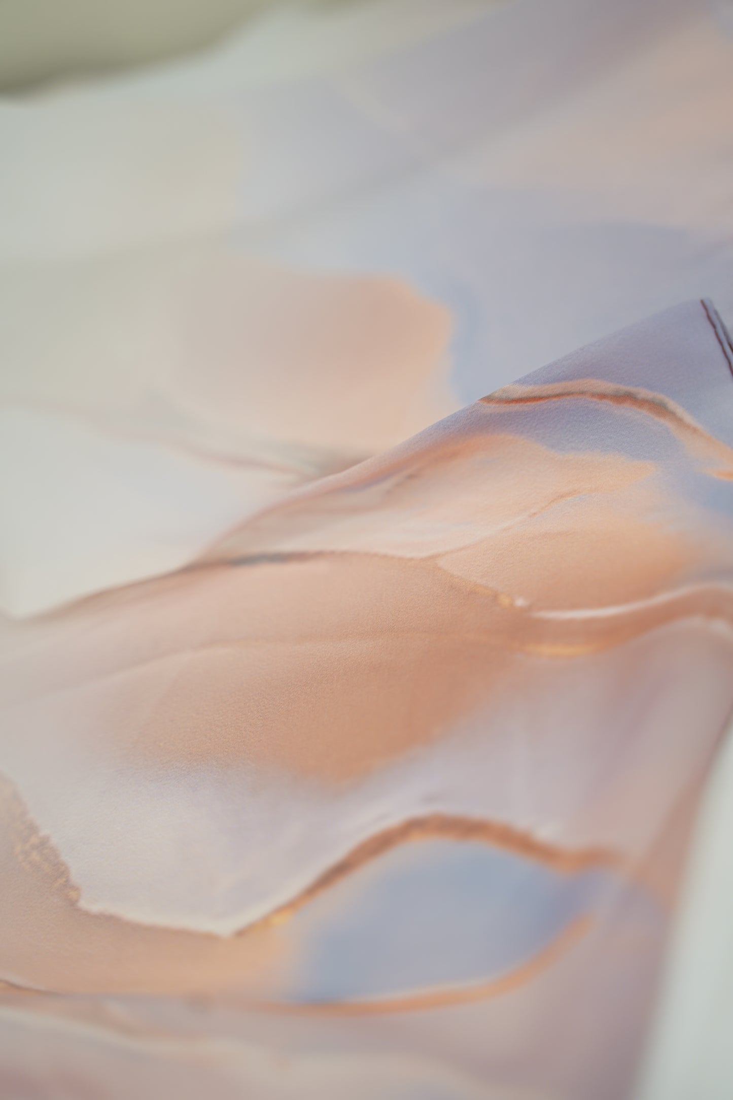 Foulard imprimé crepe chiffon