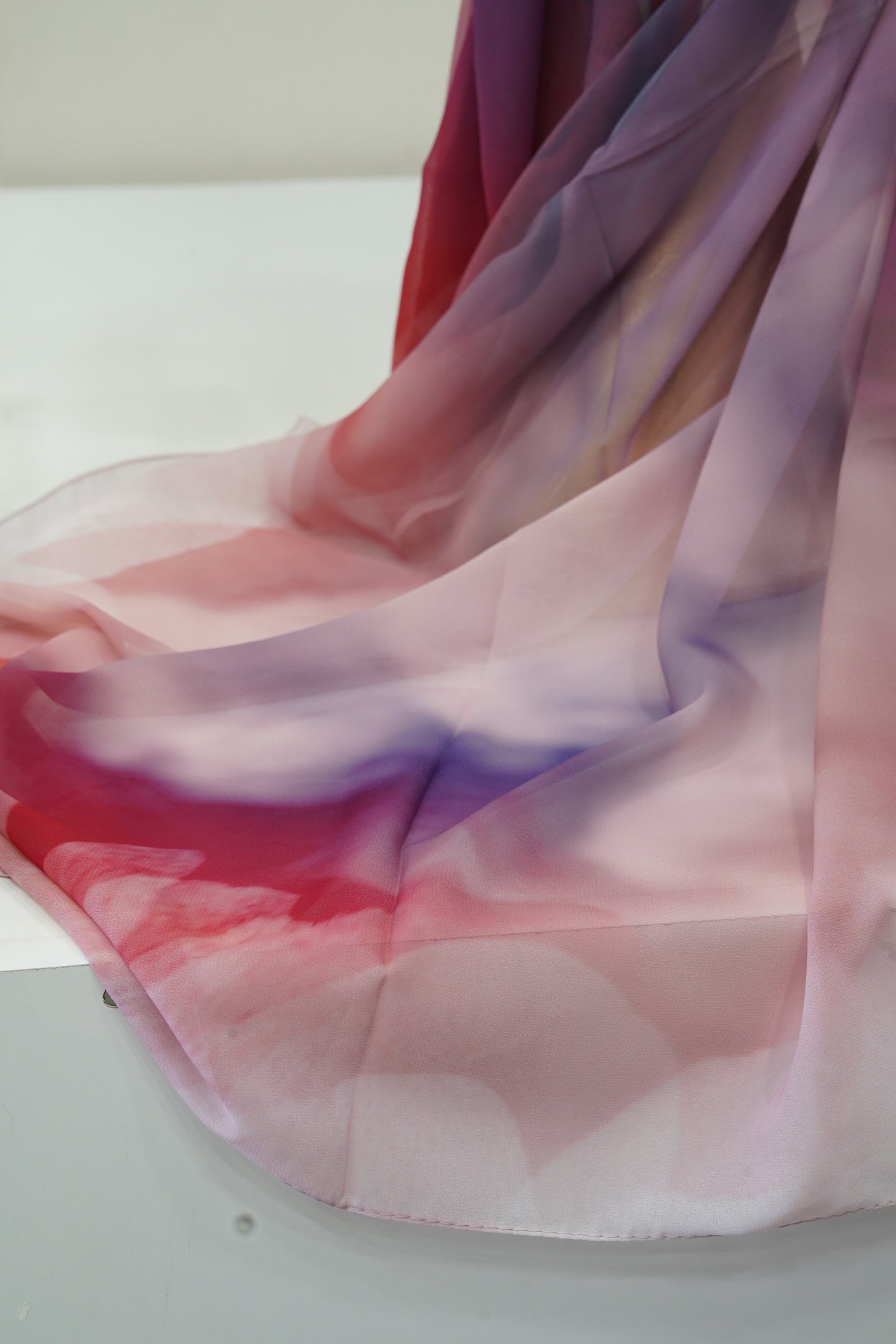 Foulard imprimé crepe chiffon