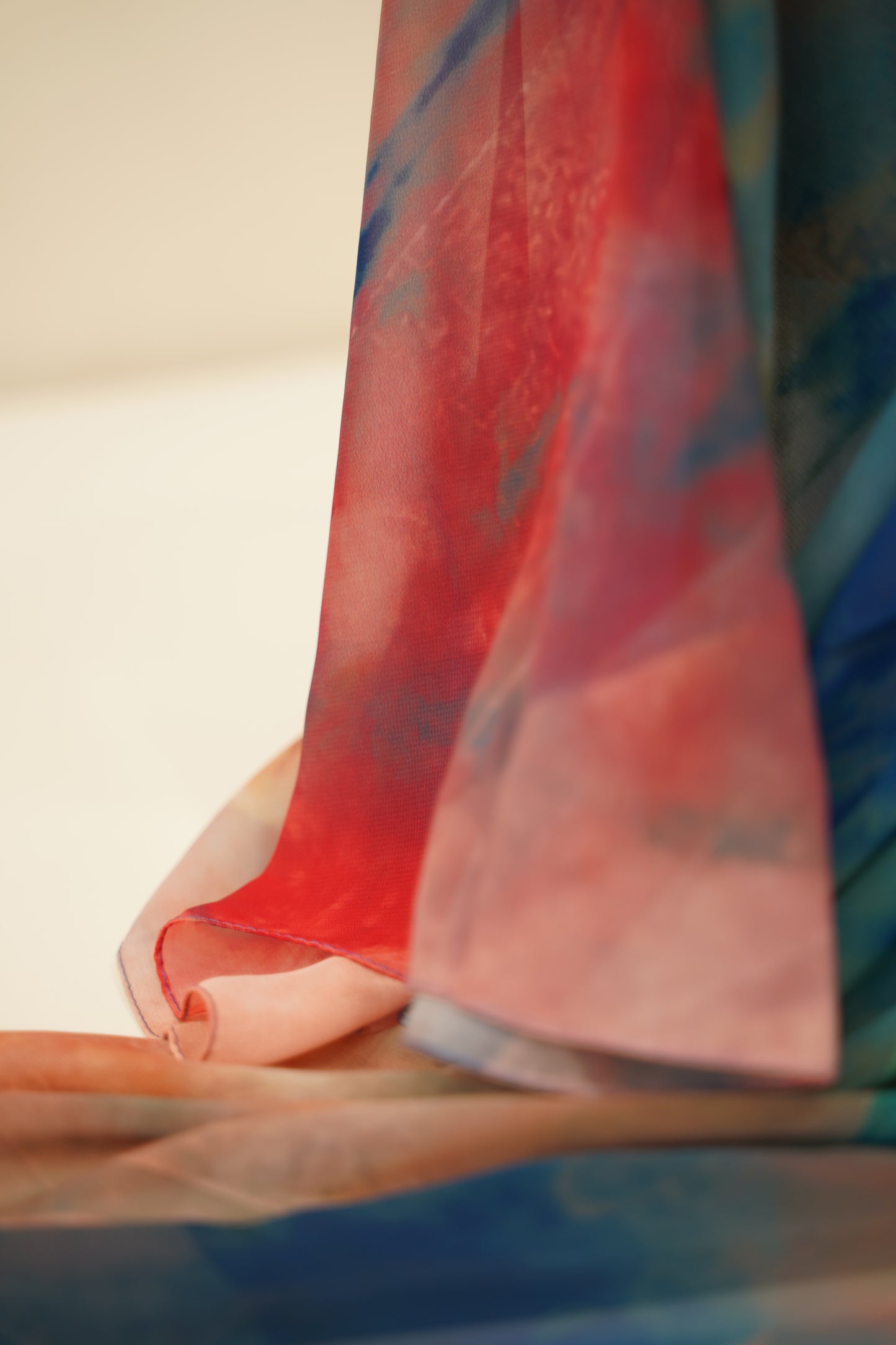 Foulard imprimé crepe chiffon