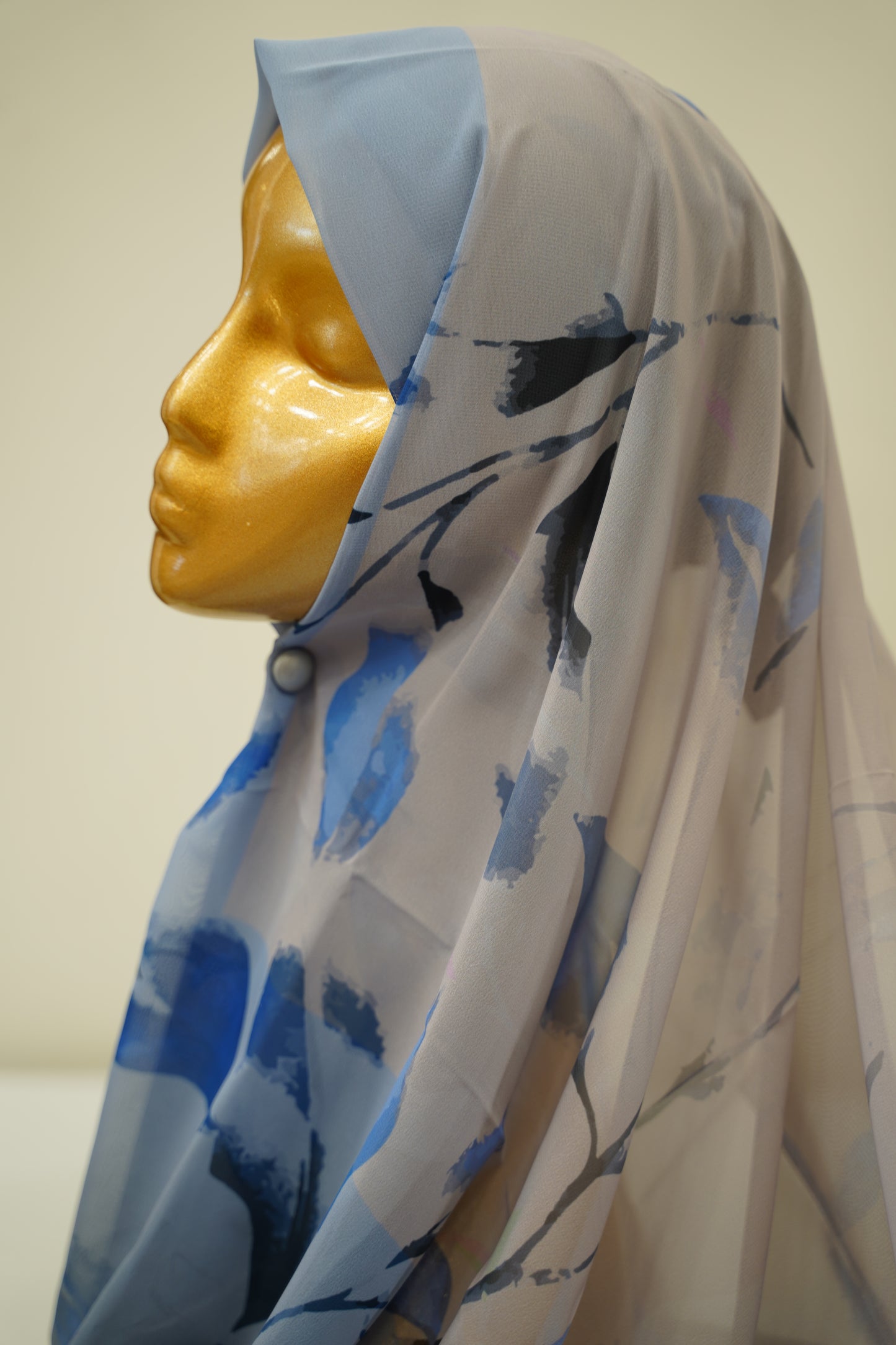 Foulard imprimé crepe chiffon
