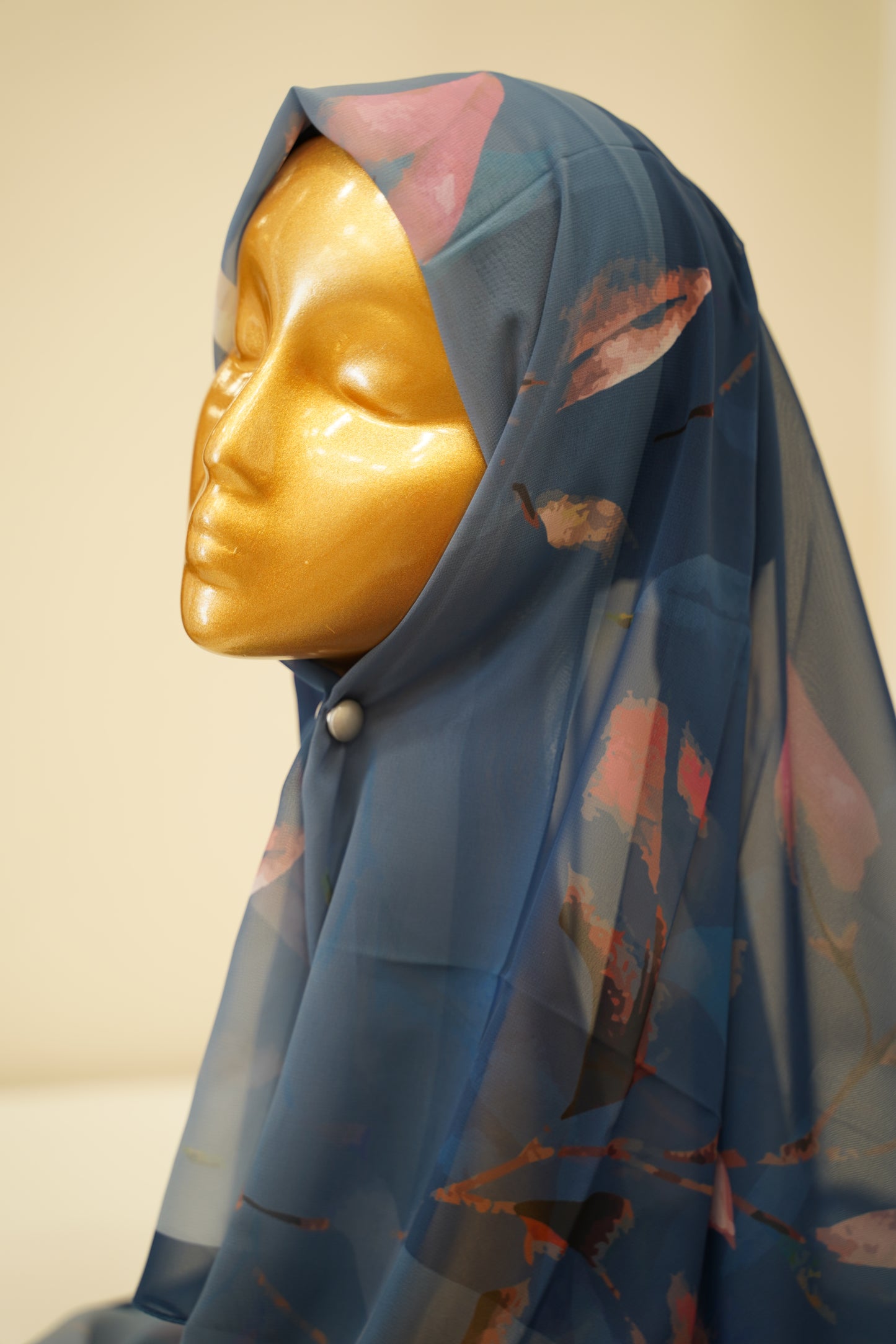 Foulard imprimé crepe chiffon