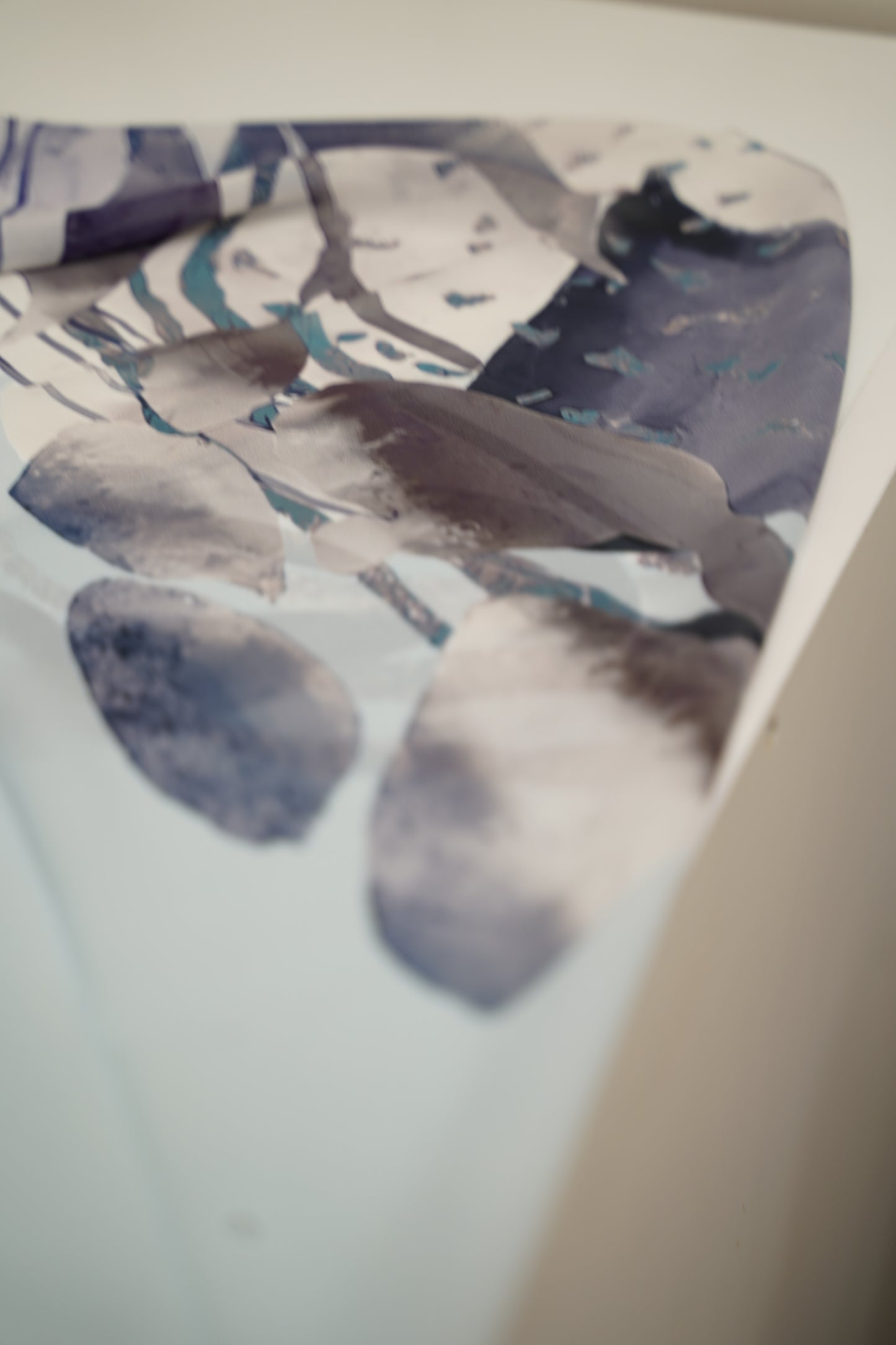 Foulard imprimé crepe chiffon