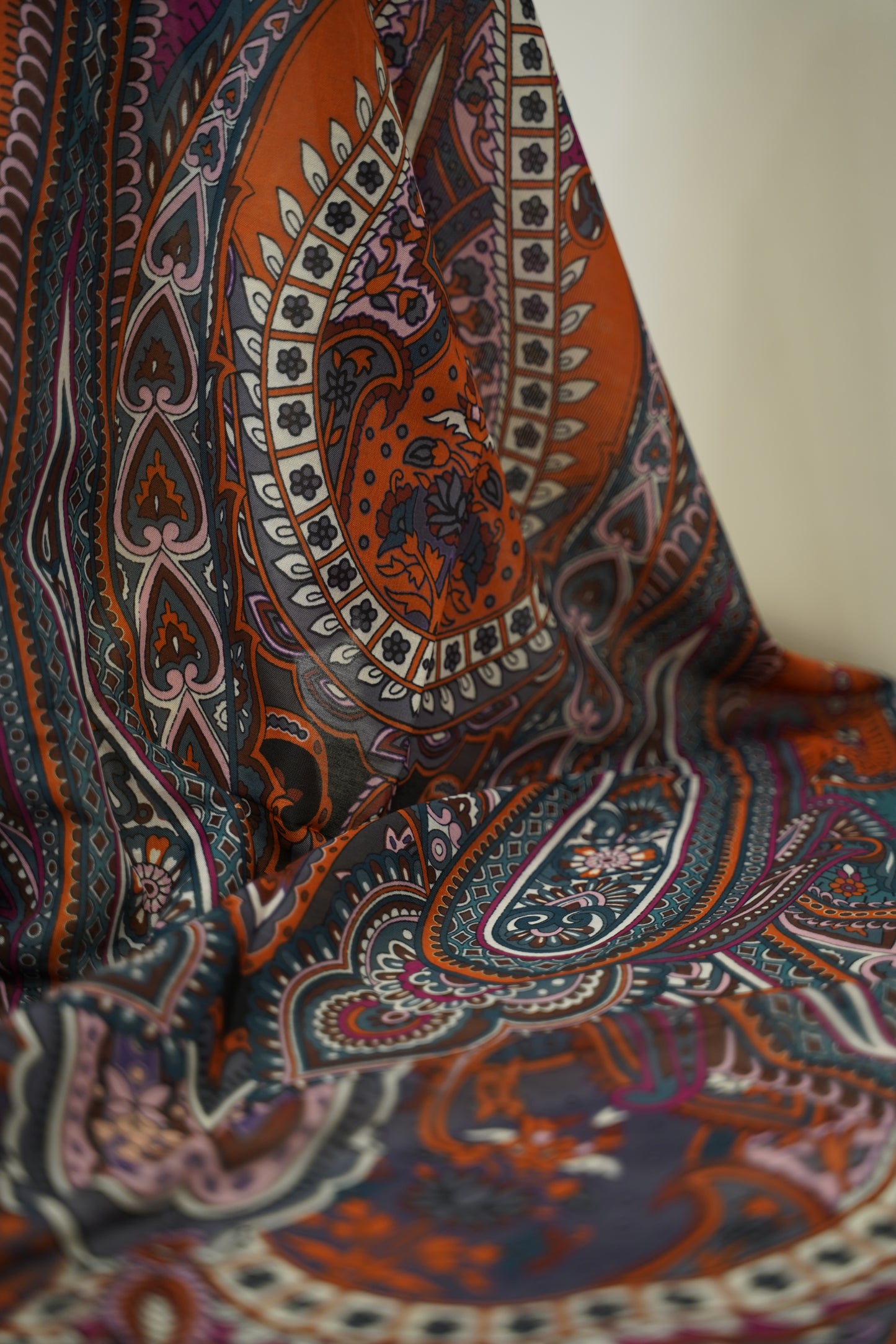 Foulard imprimé 1,85cm/80cm