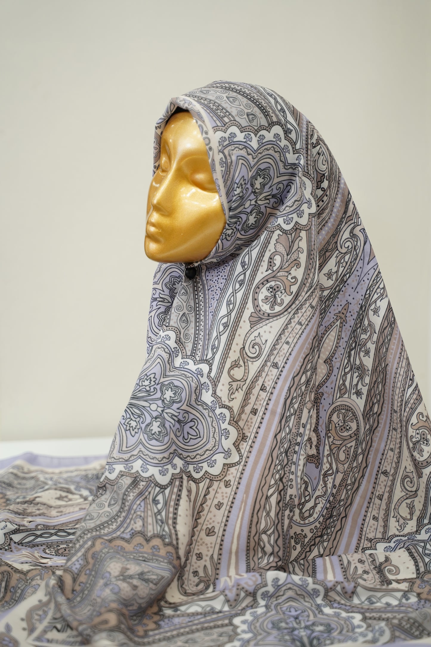 Foulard satiné imprimé