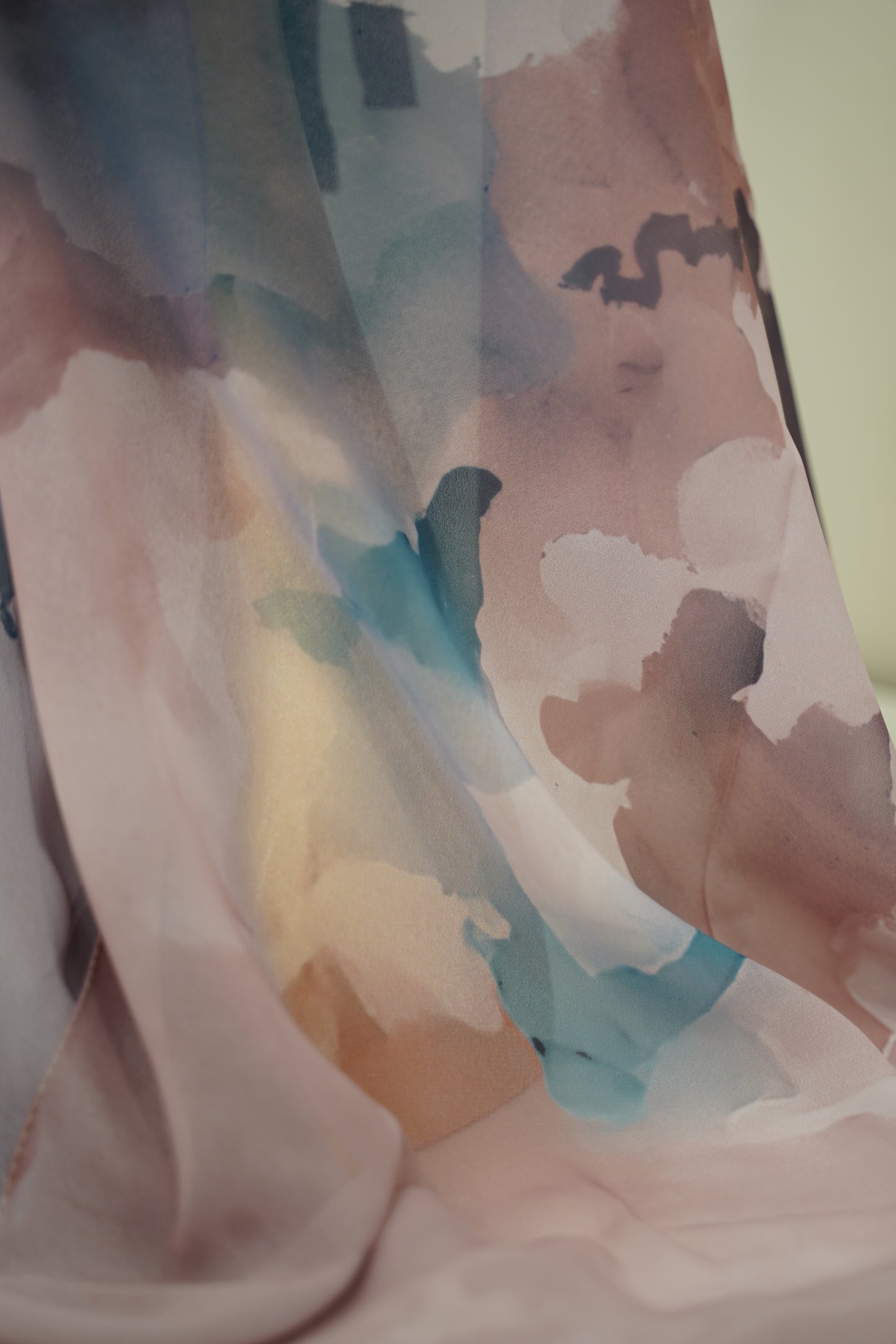 Foulard imprimé crepe chiffon