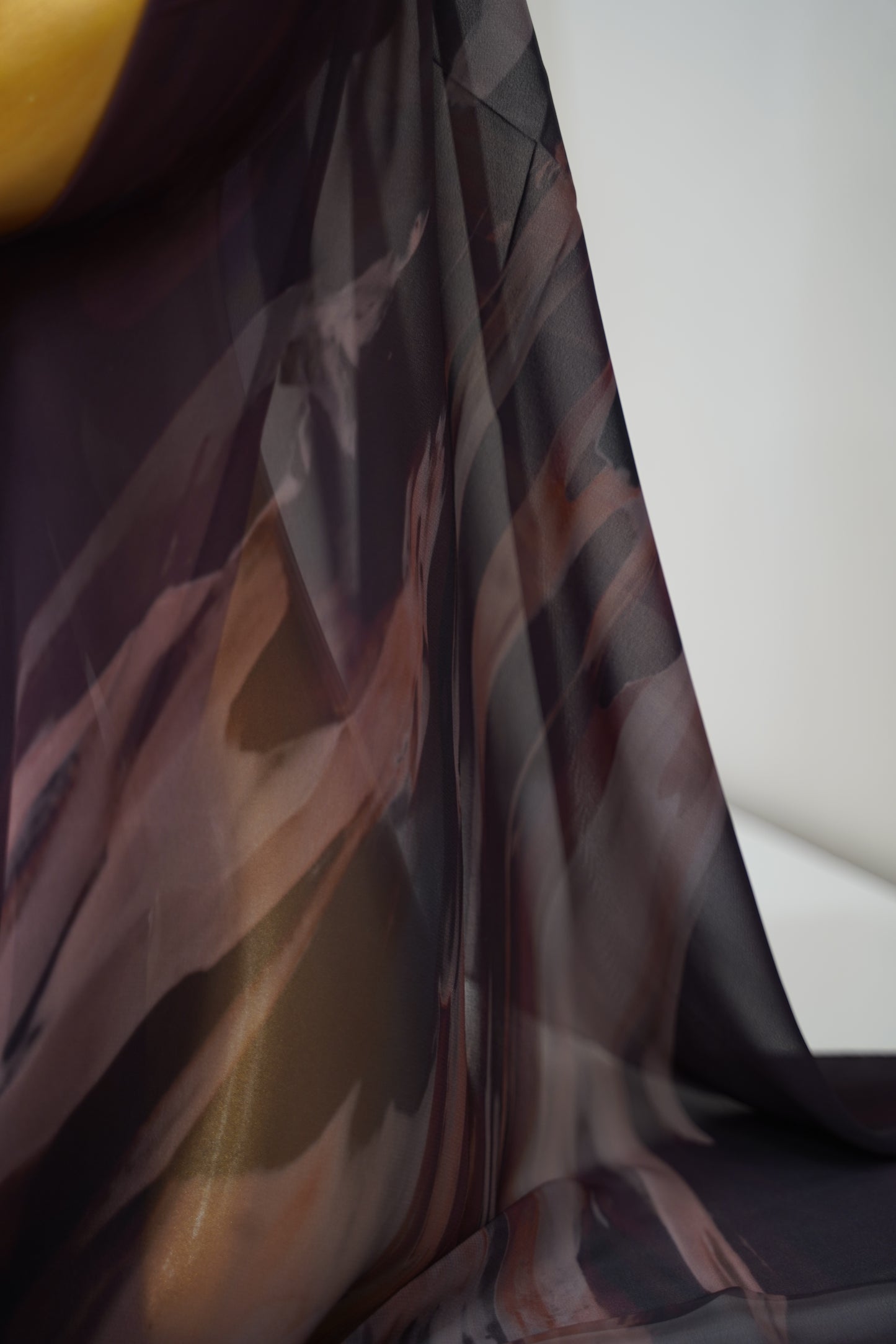Foulard imprimé crepe chiffon