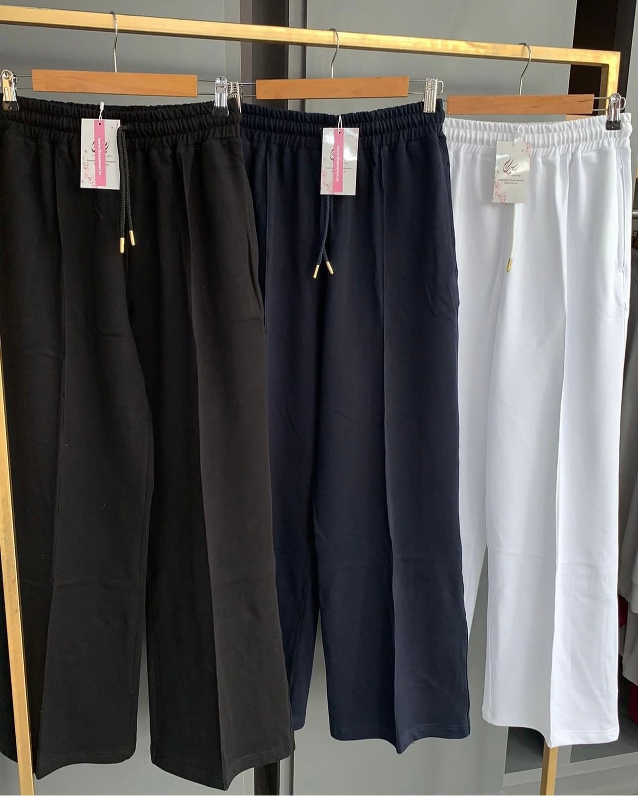 Pantalon large meletonné