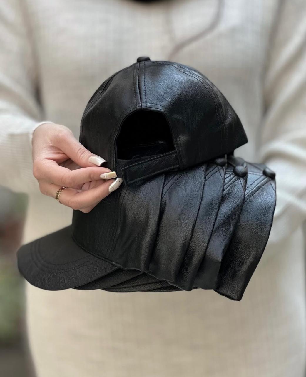 Casquette En Cuir