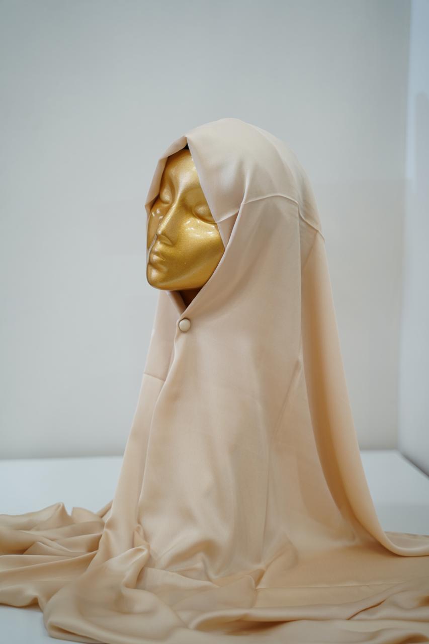 Foulard crêpe chiffon 1,85/80 Bassamet