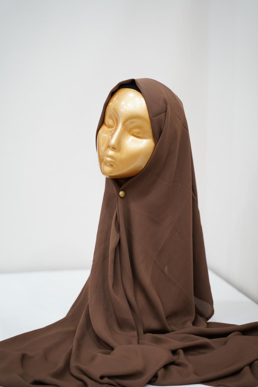 Foulard crêpe chiffon 1,85/80 Bassamet
