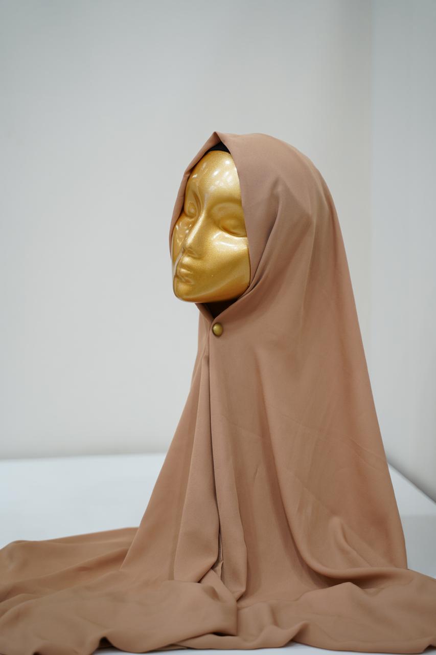 Foulard crêpe chiffon 1,85/80 Bassamet