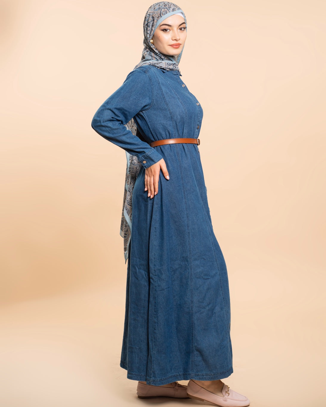 ROBE DJEAN AVEC CEINTURE