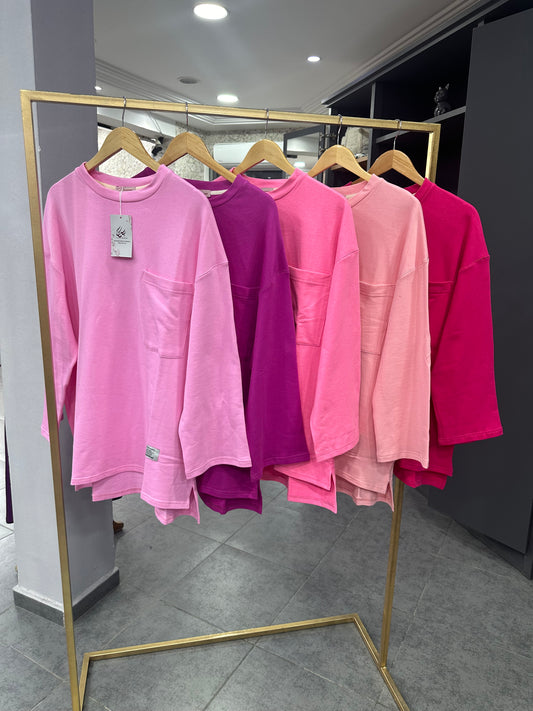 PULL OVERSIZE MELLETONNE