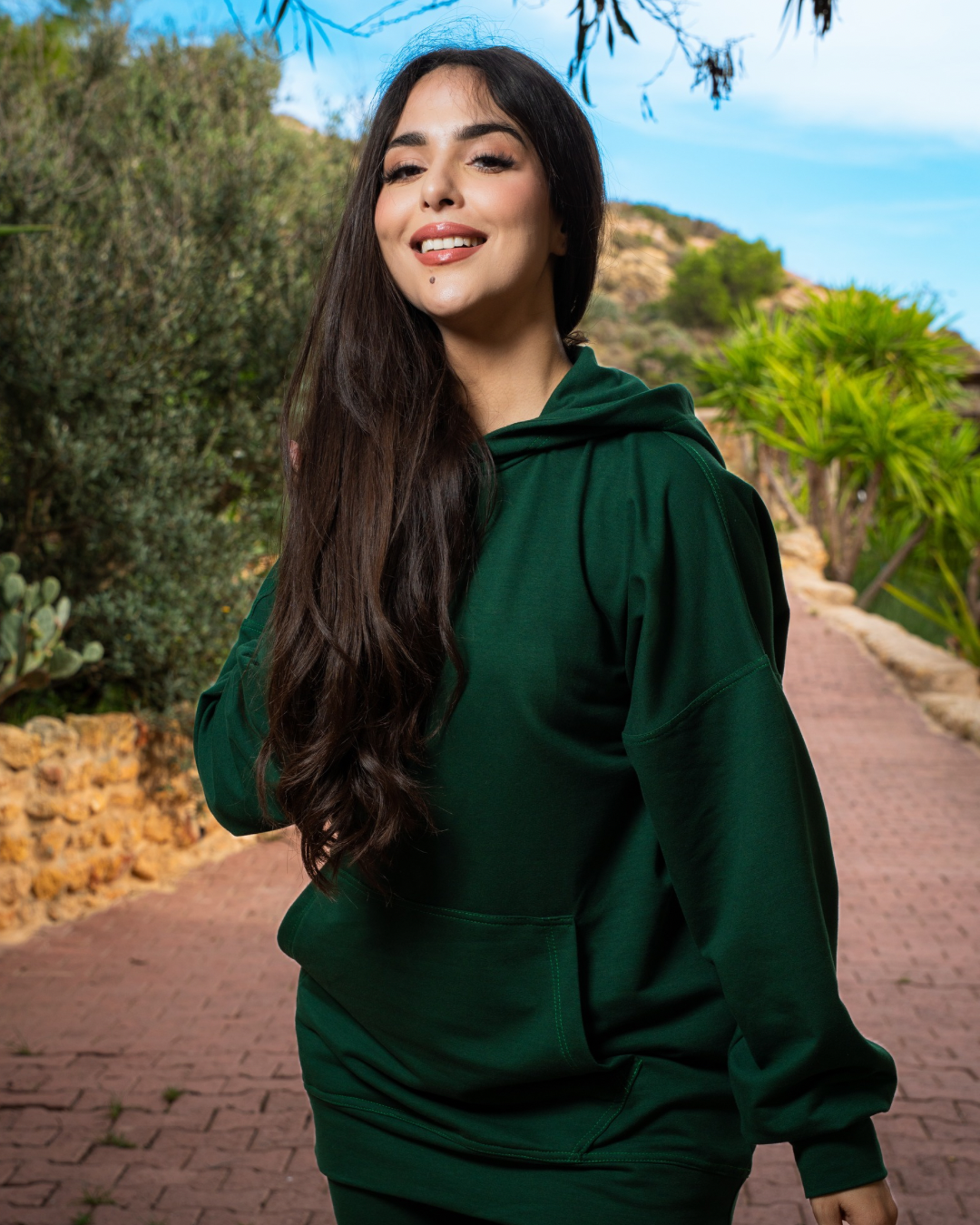 JOGGING SUIT PANTALON LARGE GREEN