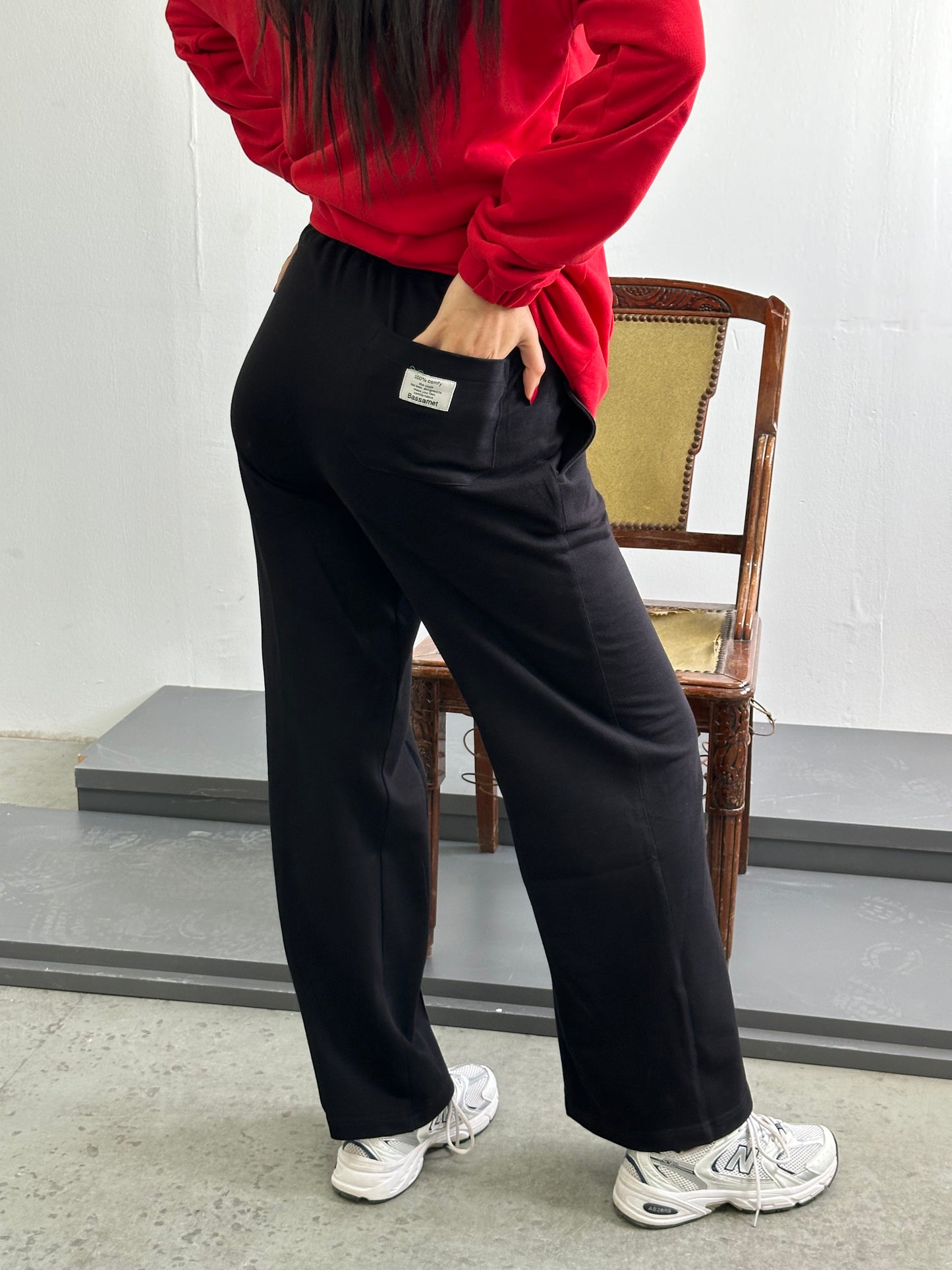 Pantalon  large meletonné