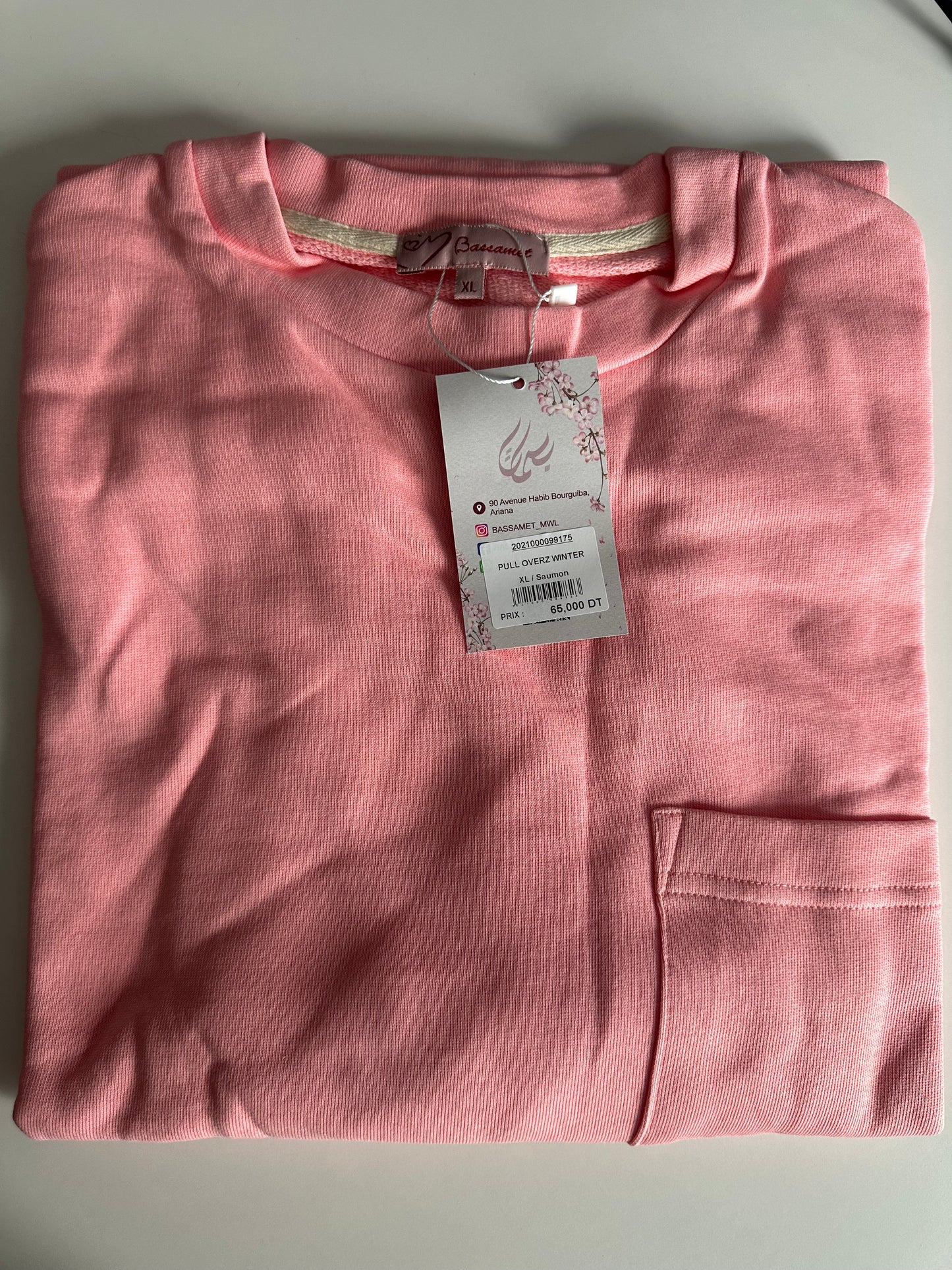 PULL OVERSIZE MELLETONNE