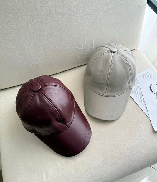 CASQUETTE SEMI CUIR