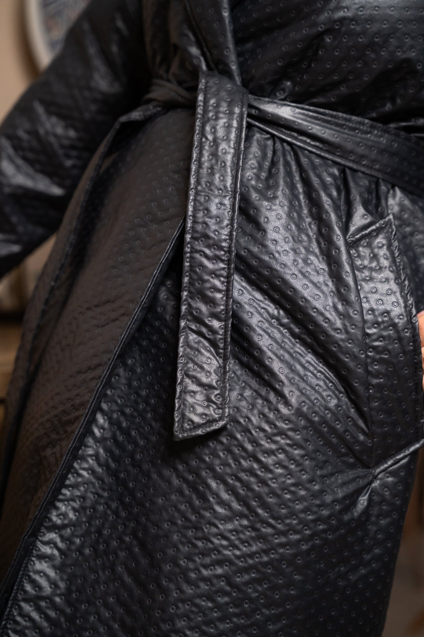 manteau Semi-Cuir