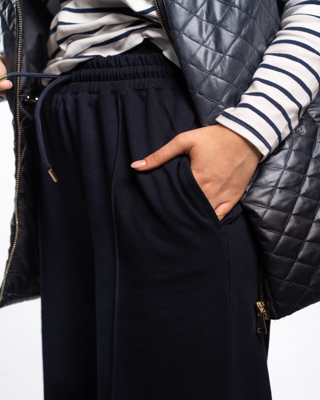 Pantalon  large meletonné