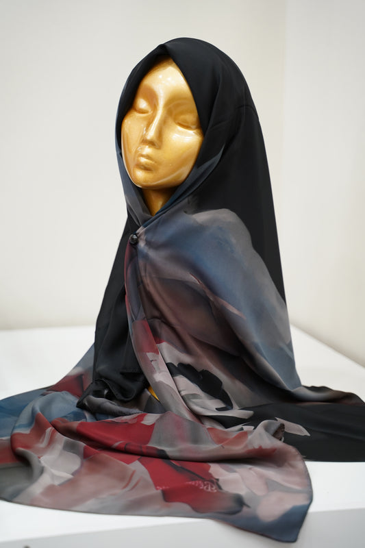 Foulard imprimé en soi