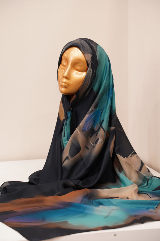 Foulard imprimé en soi
