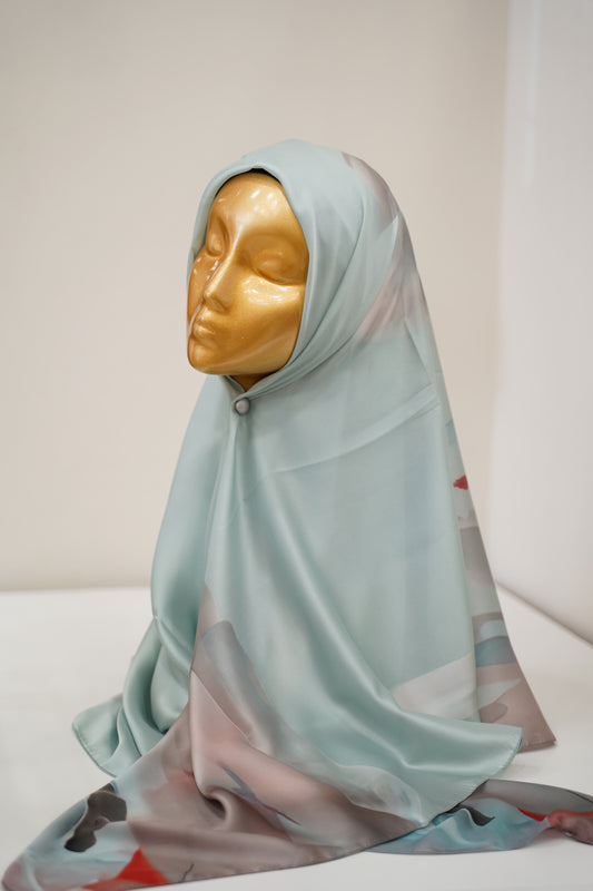 Foulard imprimé en soi