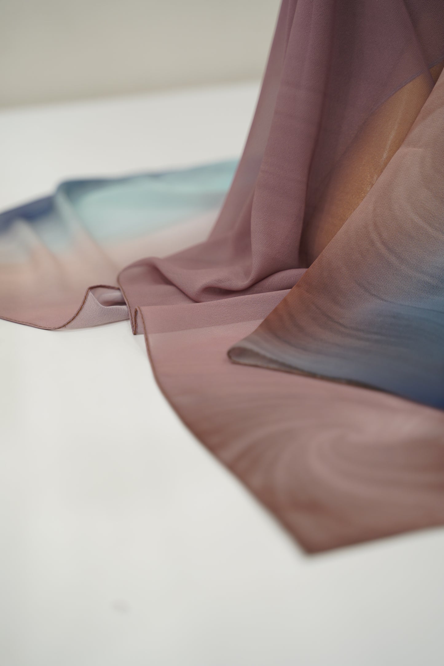 Foulard imprimé crepe chiffon