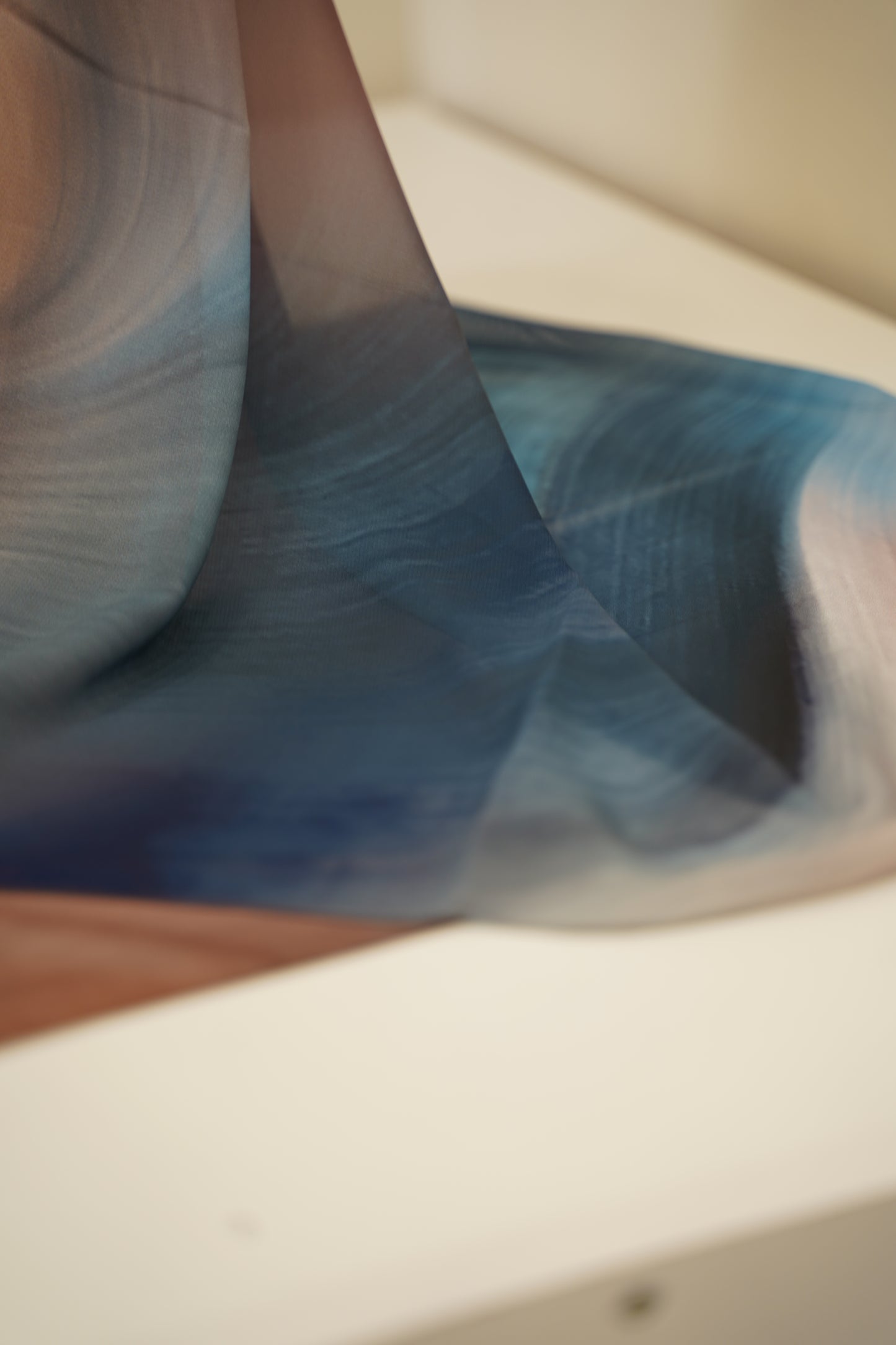 Foulard imprimé crepe chiffon