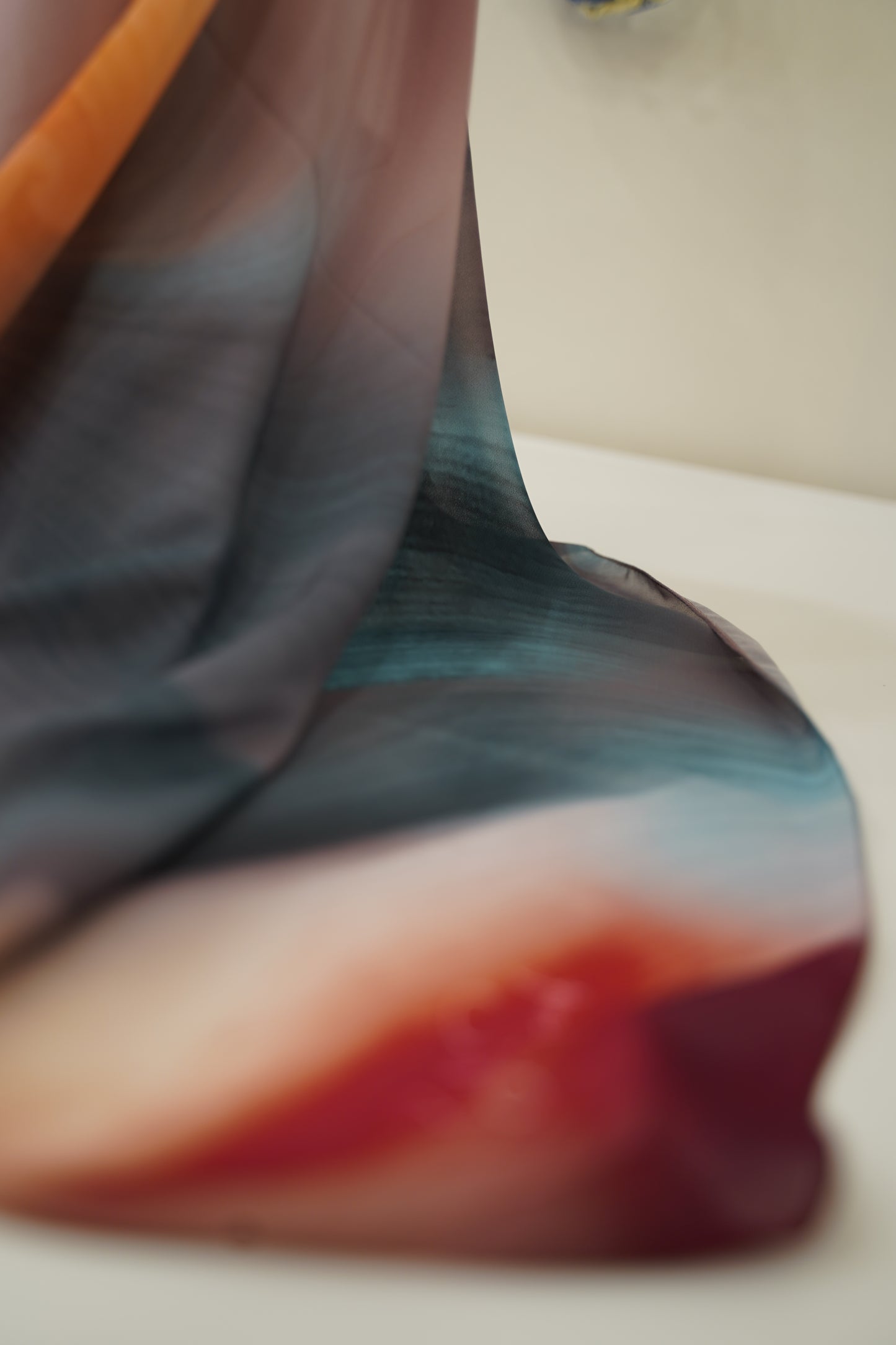 Foulard imprimé crepe chiffon