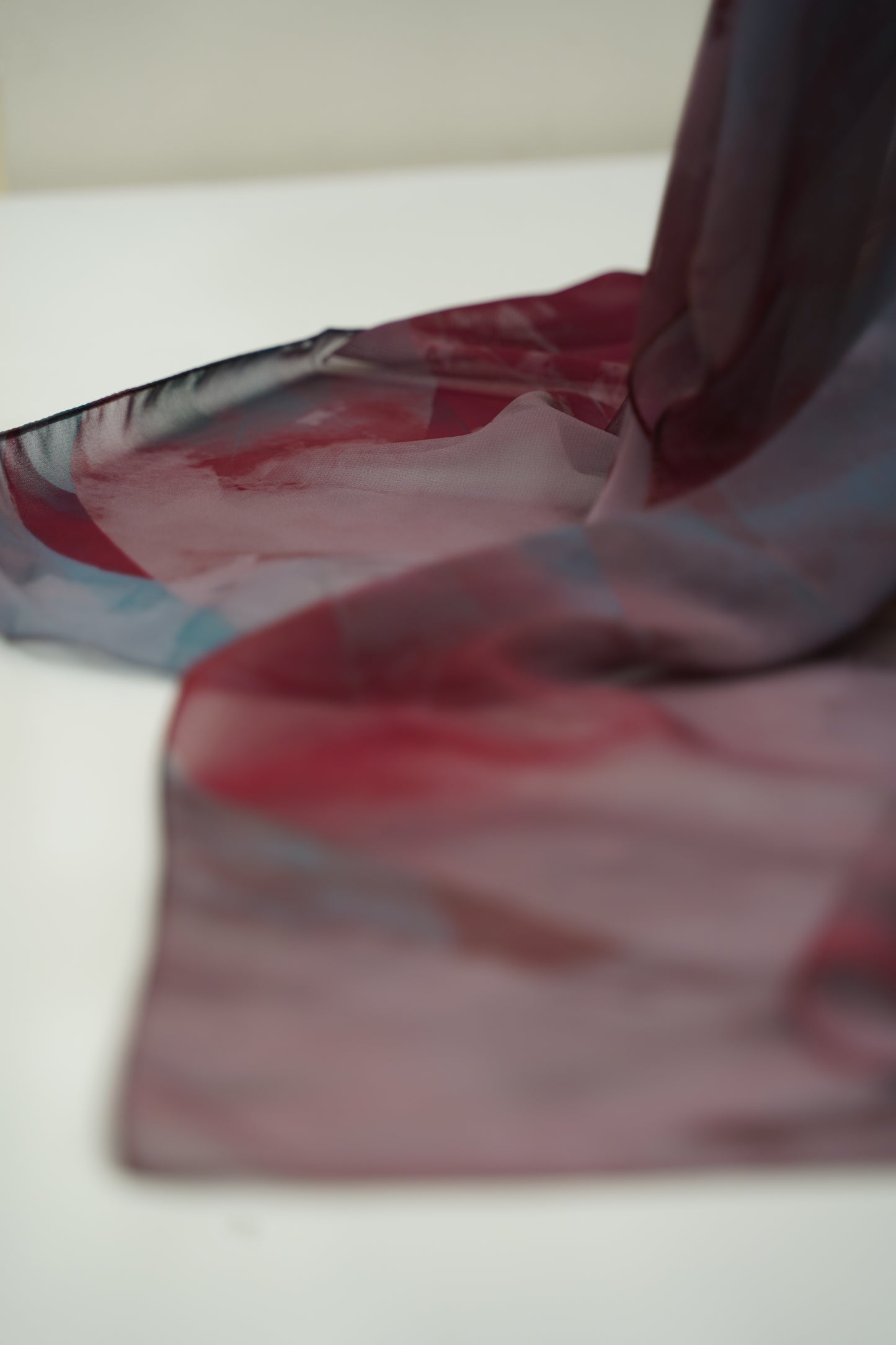 Foulard imprimé crepe chiffon