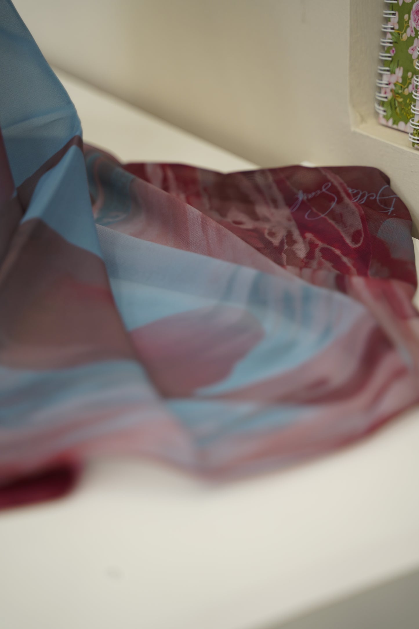 Foulard imprimé crepe chiffon