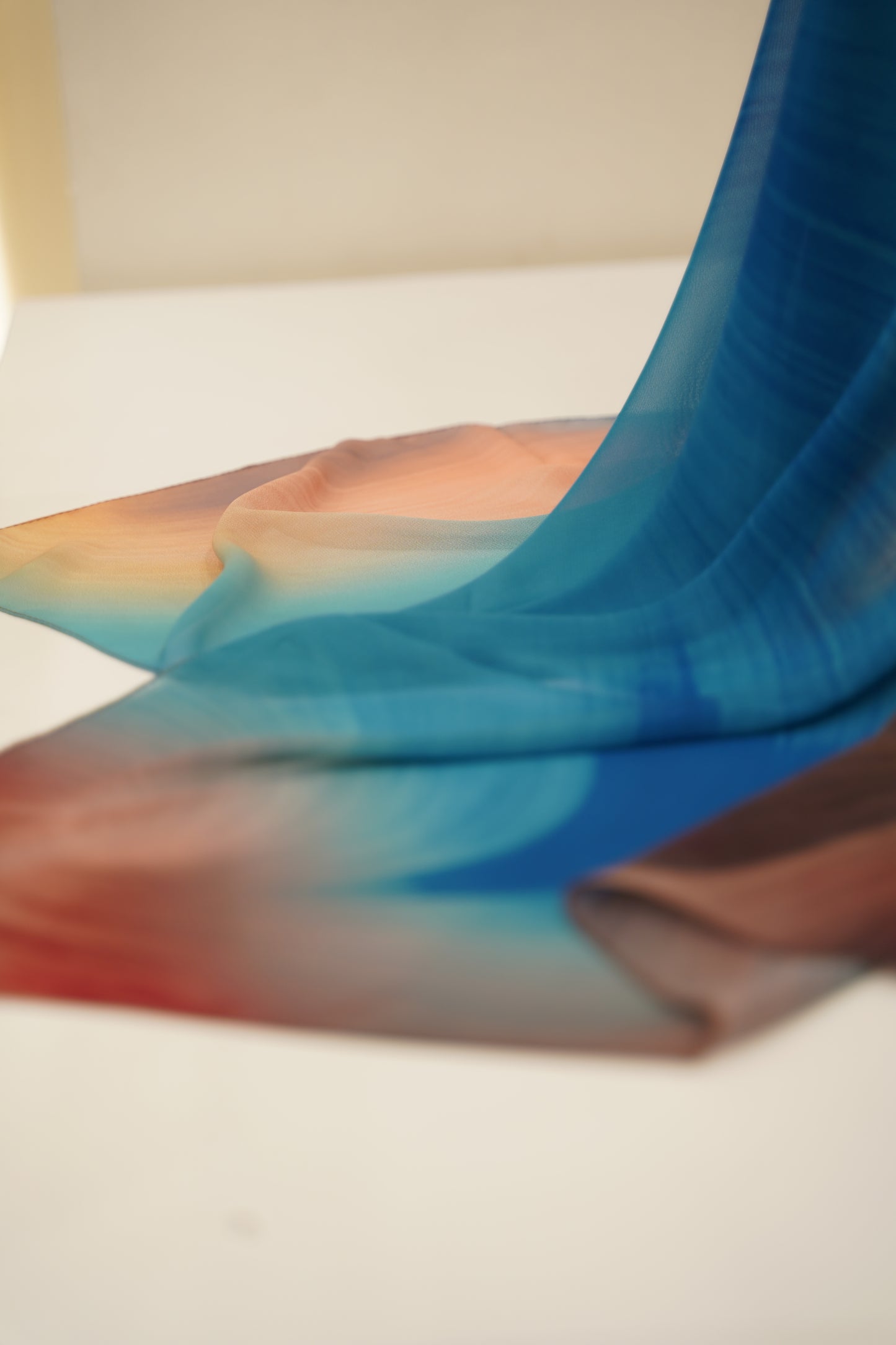 Foulard imprimé crepe chiffon